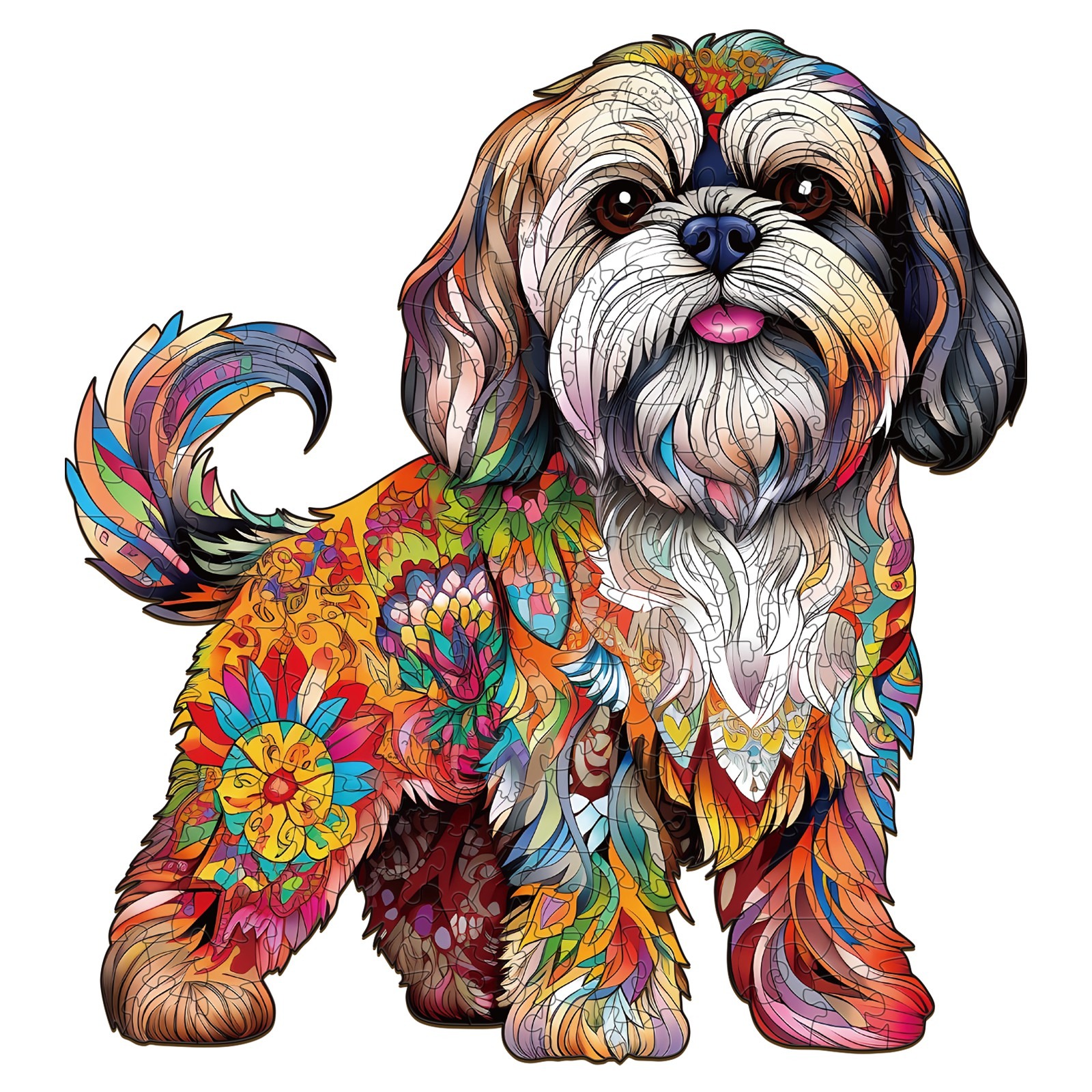 Puzzle in legno – Bellissimo shih tzu 6651d108222f9