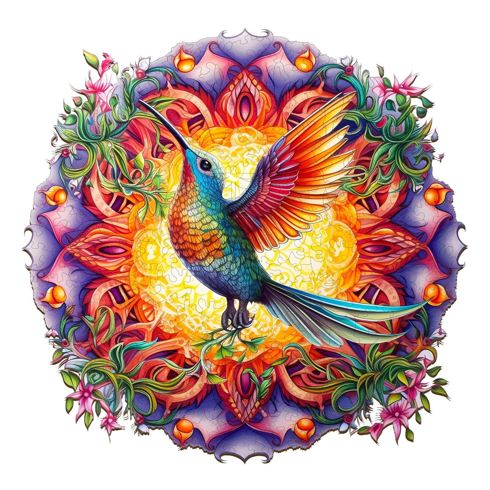 Puzzle in legno – Colibrì 664ddc82f0aa8