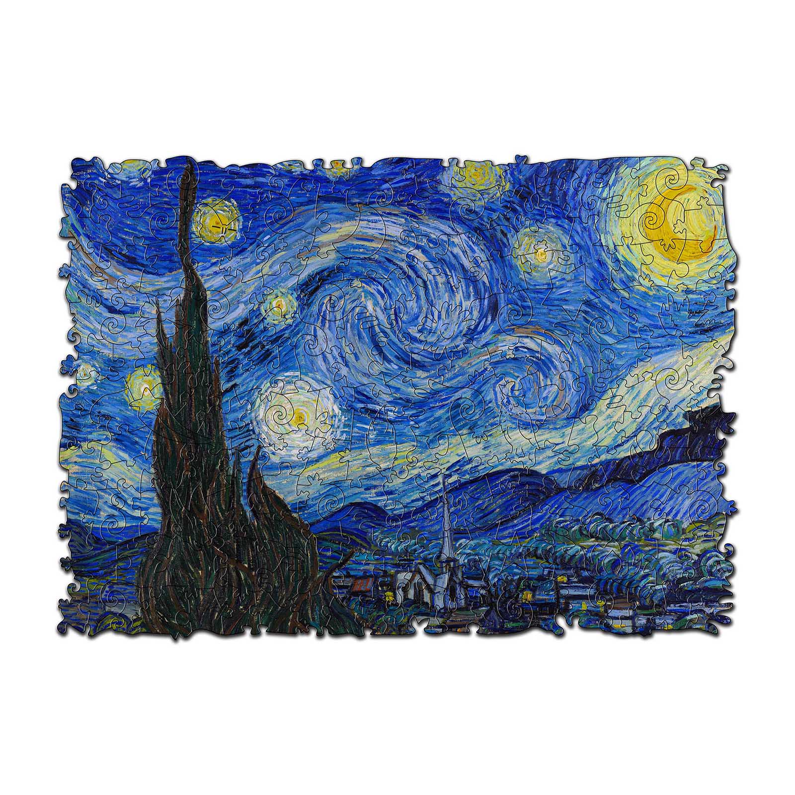 Puzzle di legno – La notte stellata 664f2defe9eb1