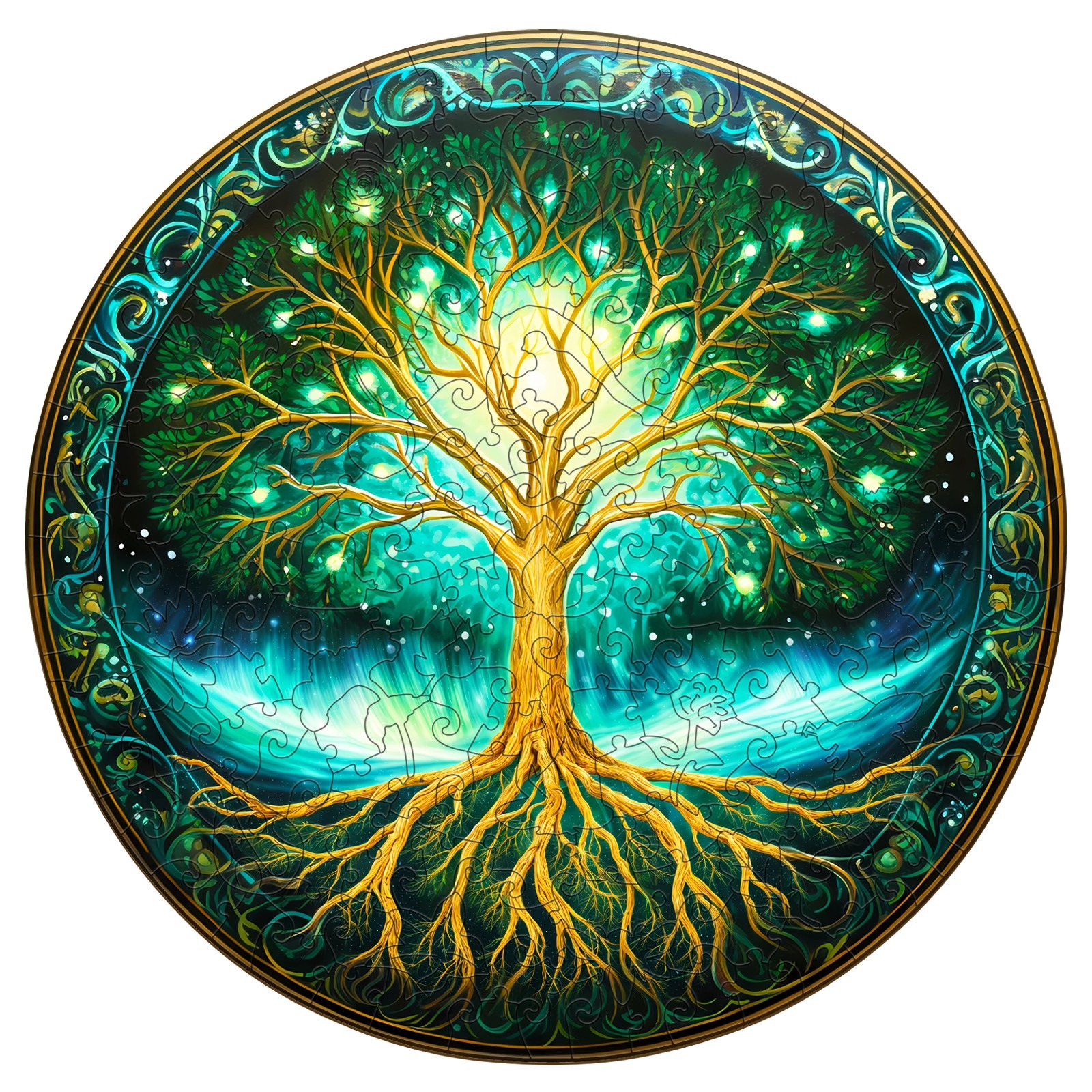 Puzzle di legno – Albero della vita di Aurora 665b0b748f852