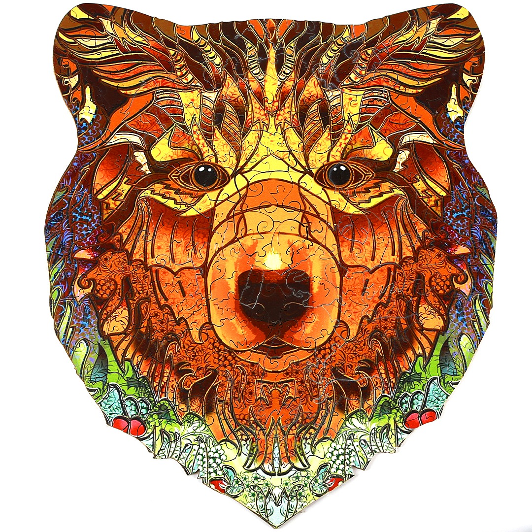 Puzzle in legno-BOLD BEAR 6672c66f31d3e