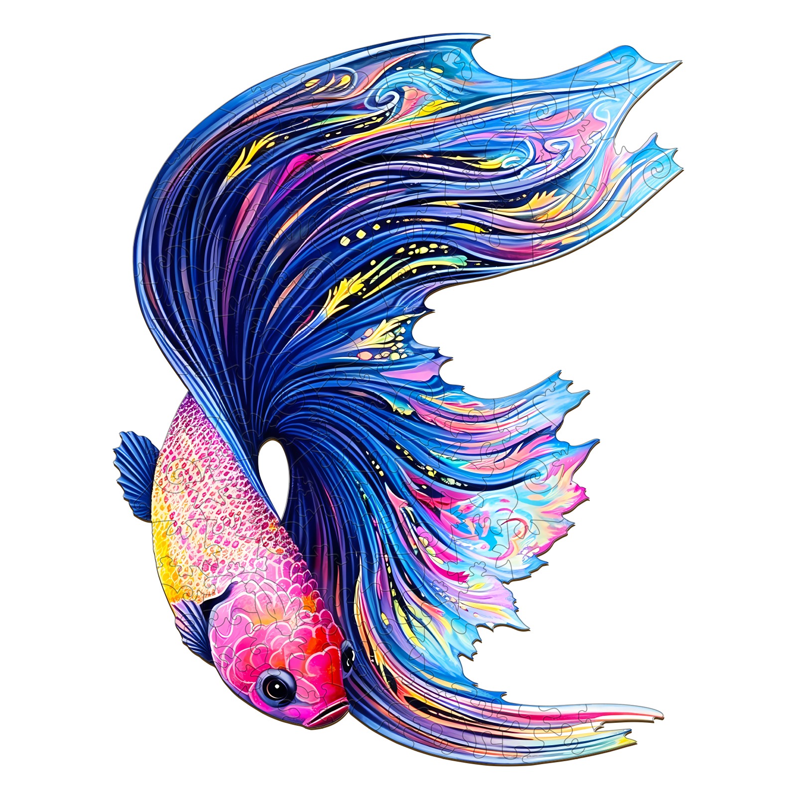 Puzzle in legno – Betta half moon 6675697c43ebc