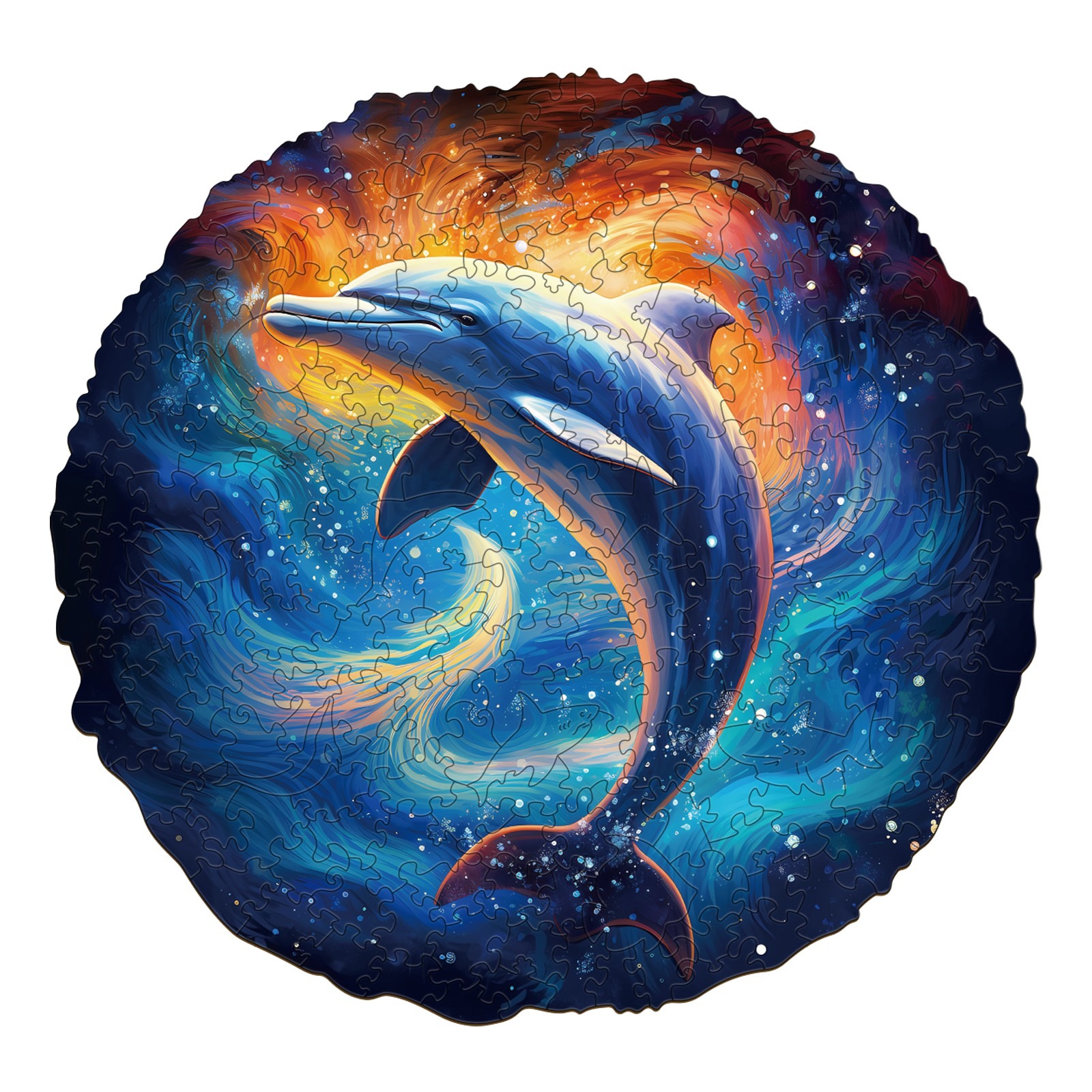 Puzzle in legno – Delfino da sogno 668fc78ba835f