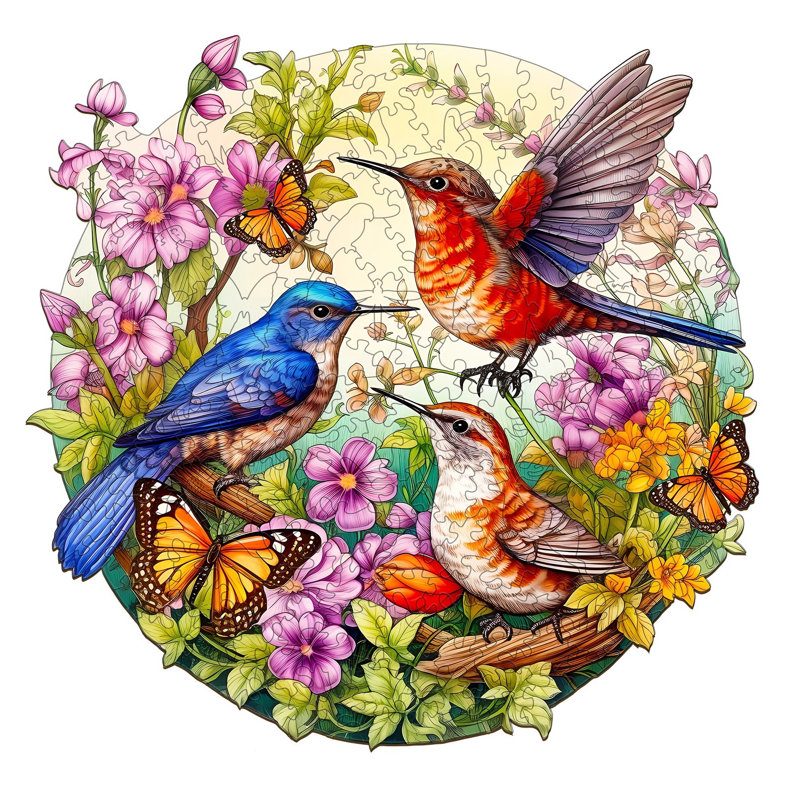 Puzzle di legno – Uccelli e farfalle 66d2d65c800e8