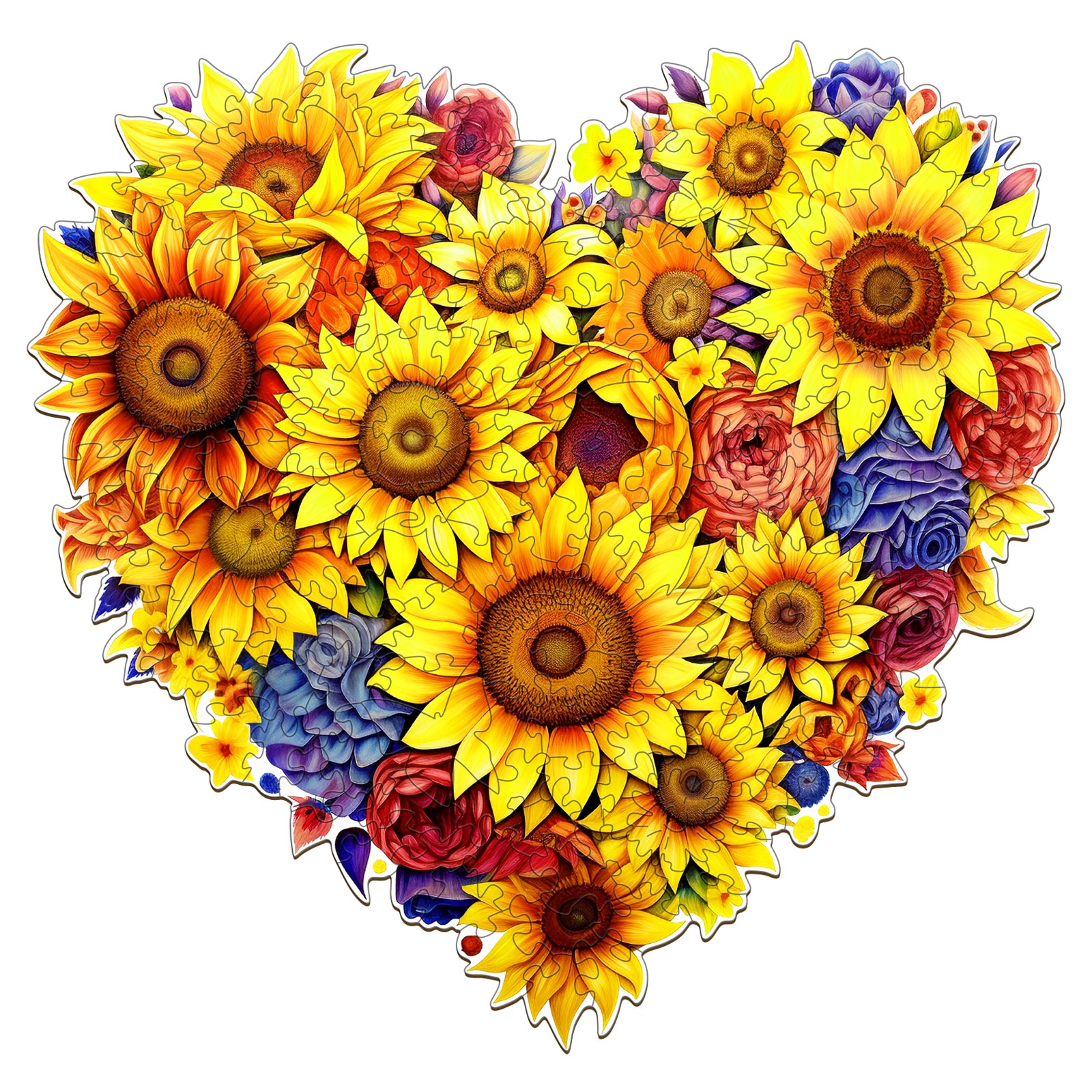 Puzzle in legno – Girasoli in fiore 66cece9b5e9d9