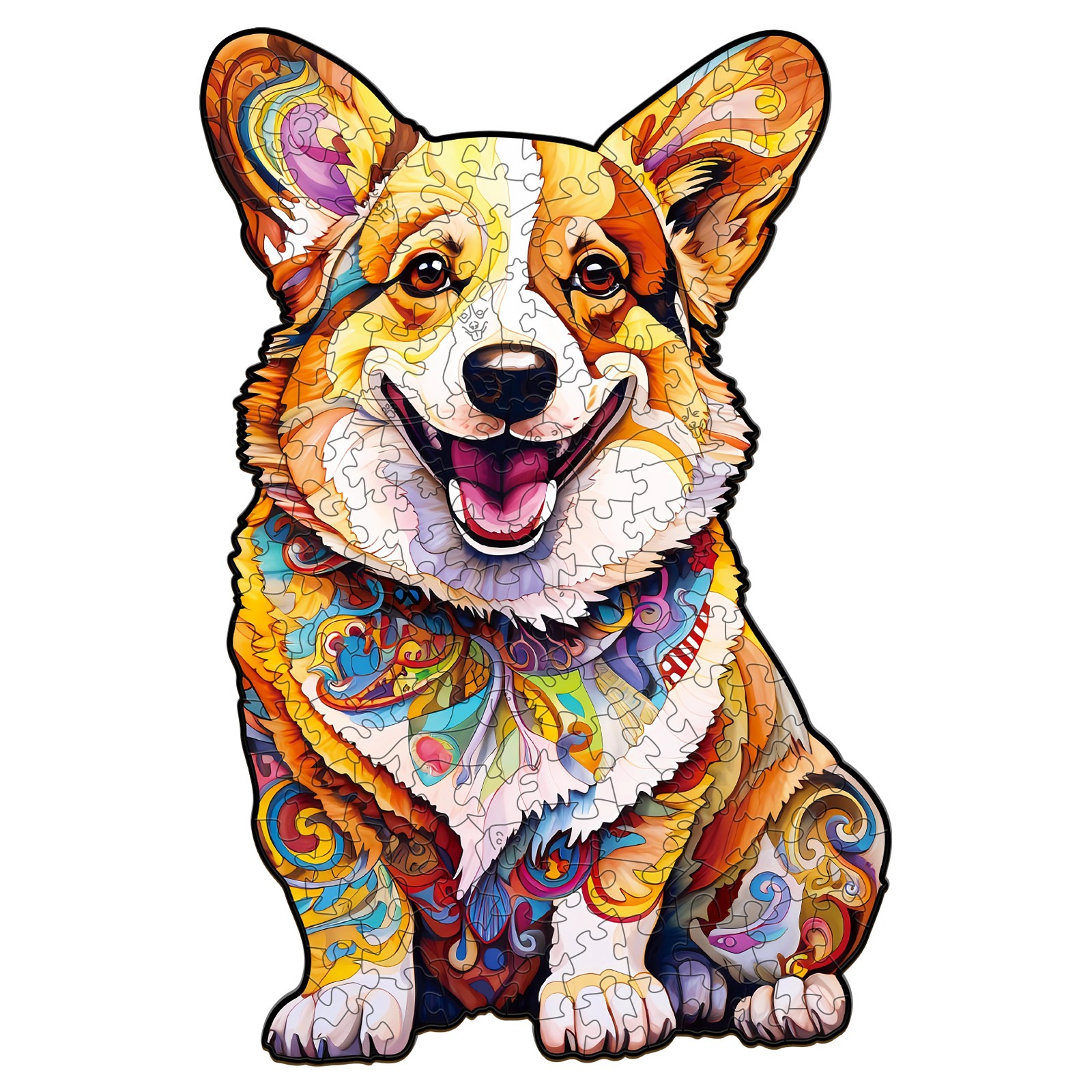 Puzzle di legno-CLEVER CORGI-3 66d018d2b4112