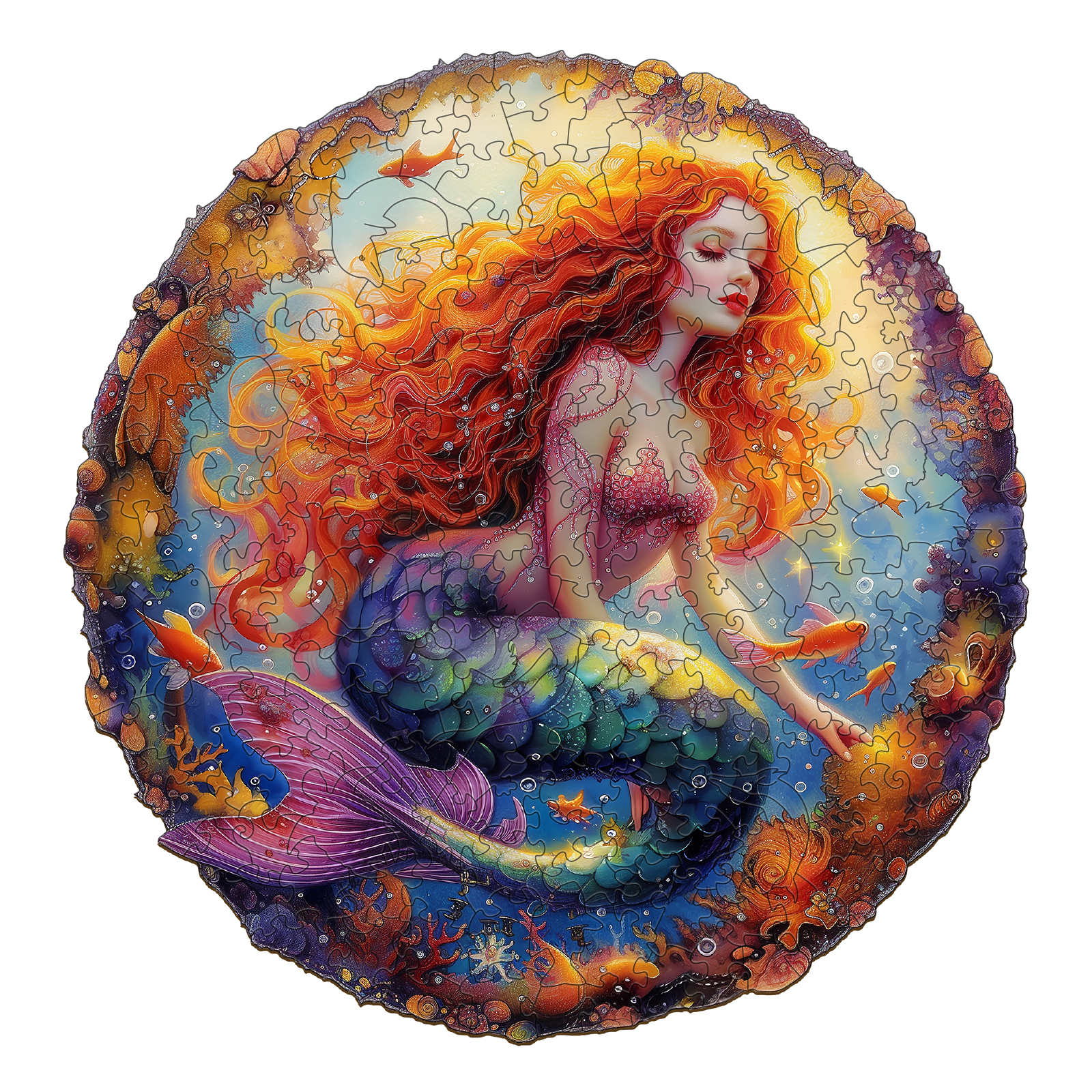 Puzzle in legno – Elegante sirena 66c1e08fe00b2