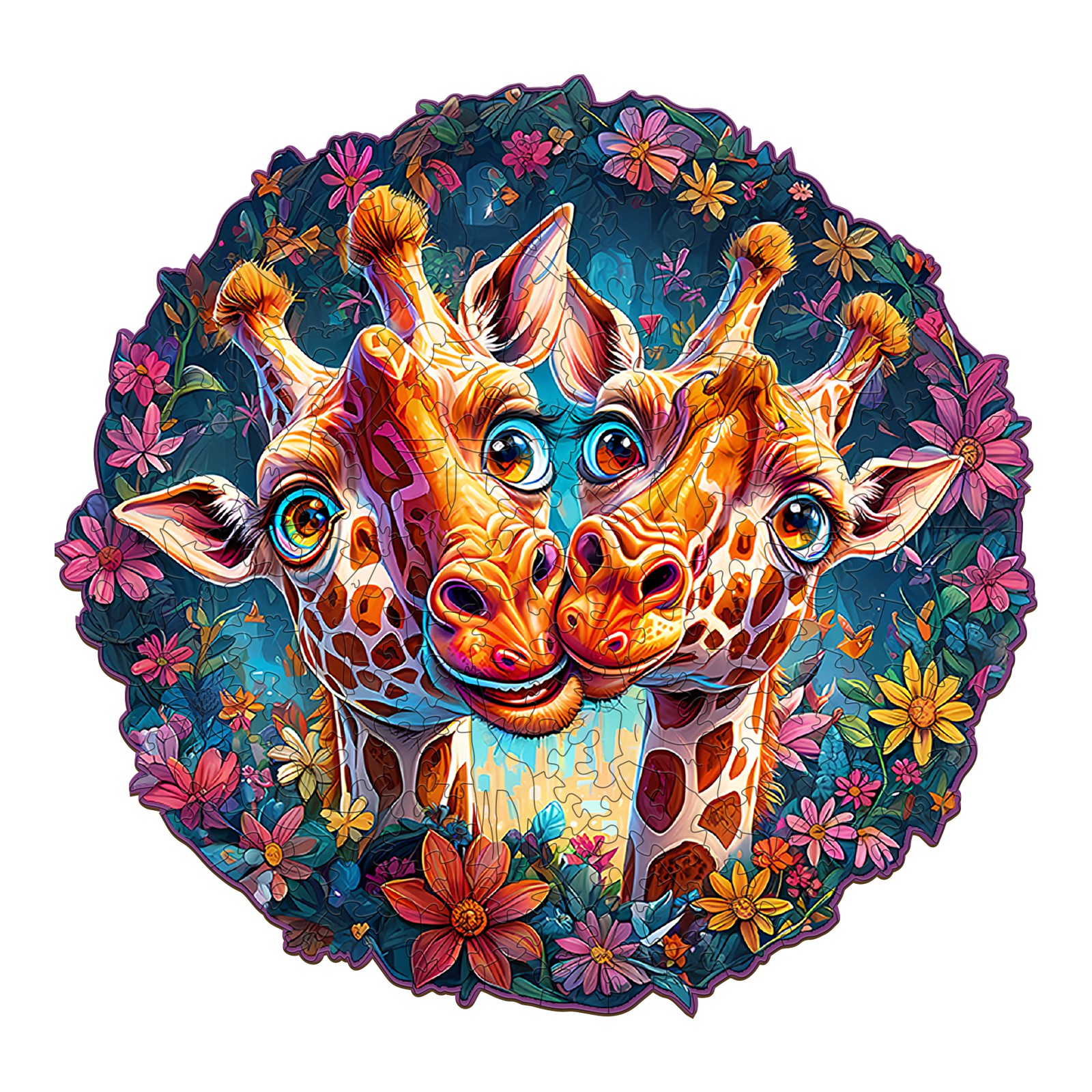 Puzzle in legno – Giraffa divertente 66d0bd95c9009