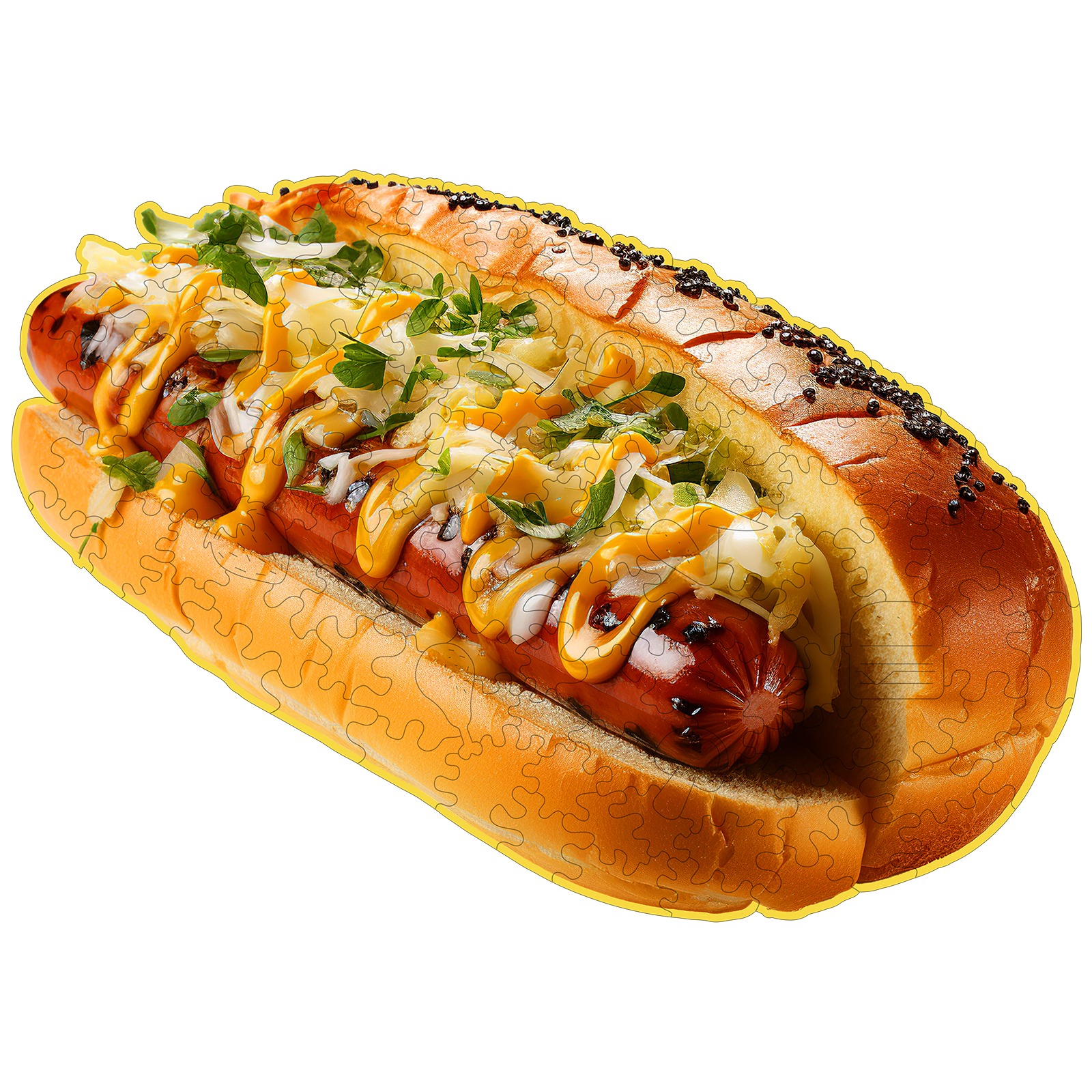 Puzzle di legno-Hotdog 66bf3d8b7b6bc