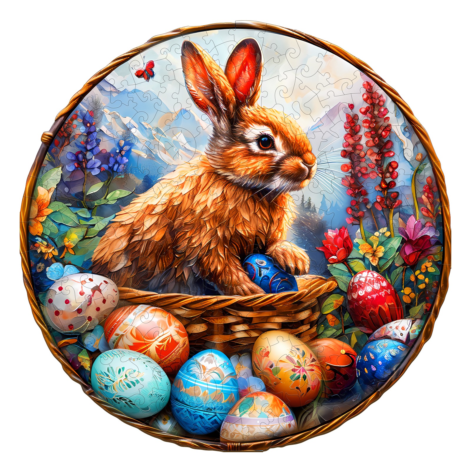 Puzzle di legno – Coniglietto di Pasqua 66d37ab7d7a64