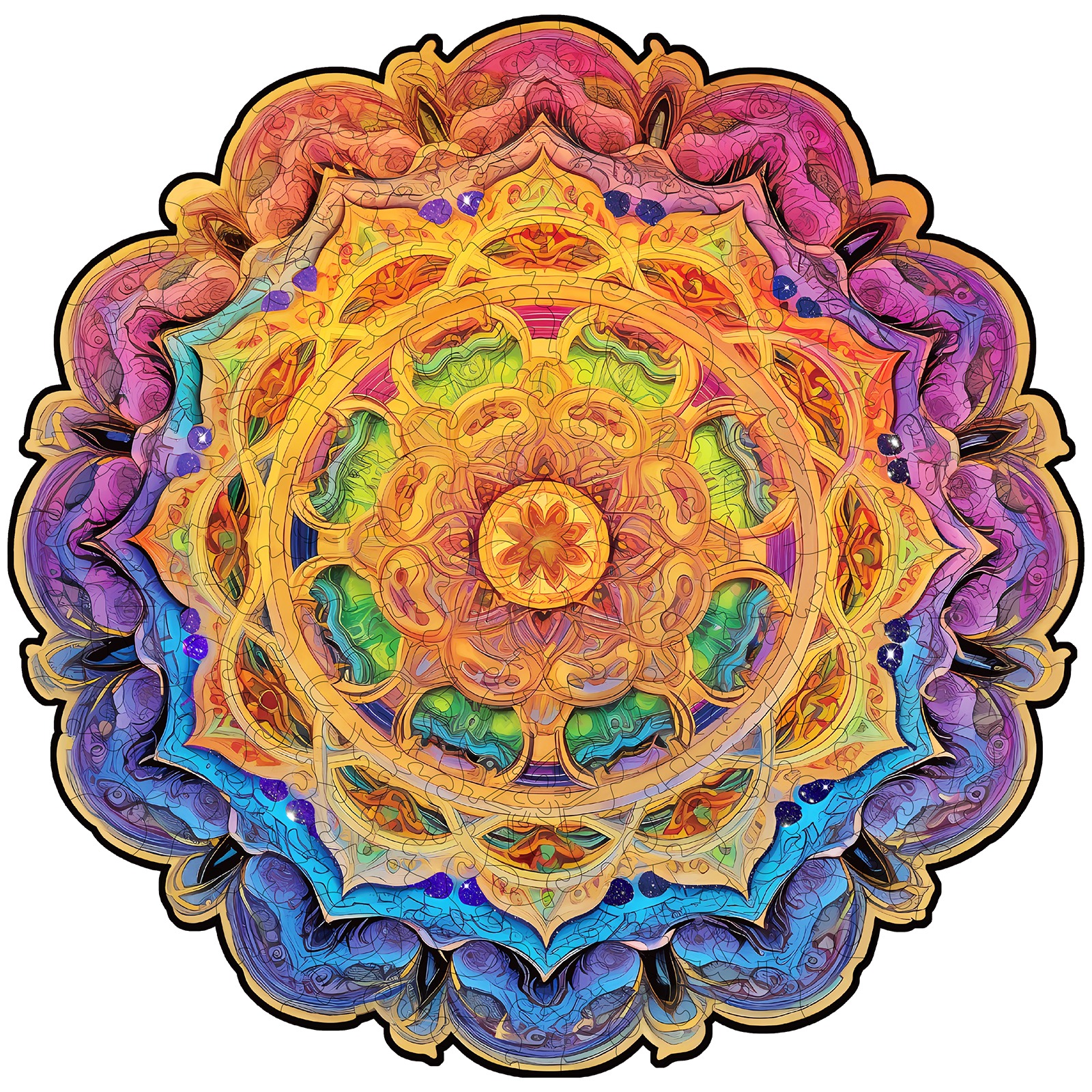Puzzle di legno – Mandala 66bc9a72812ae