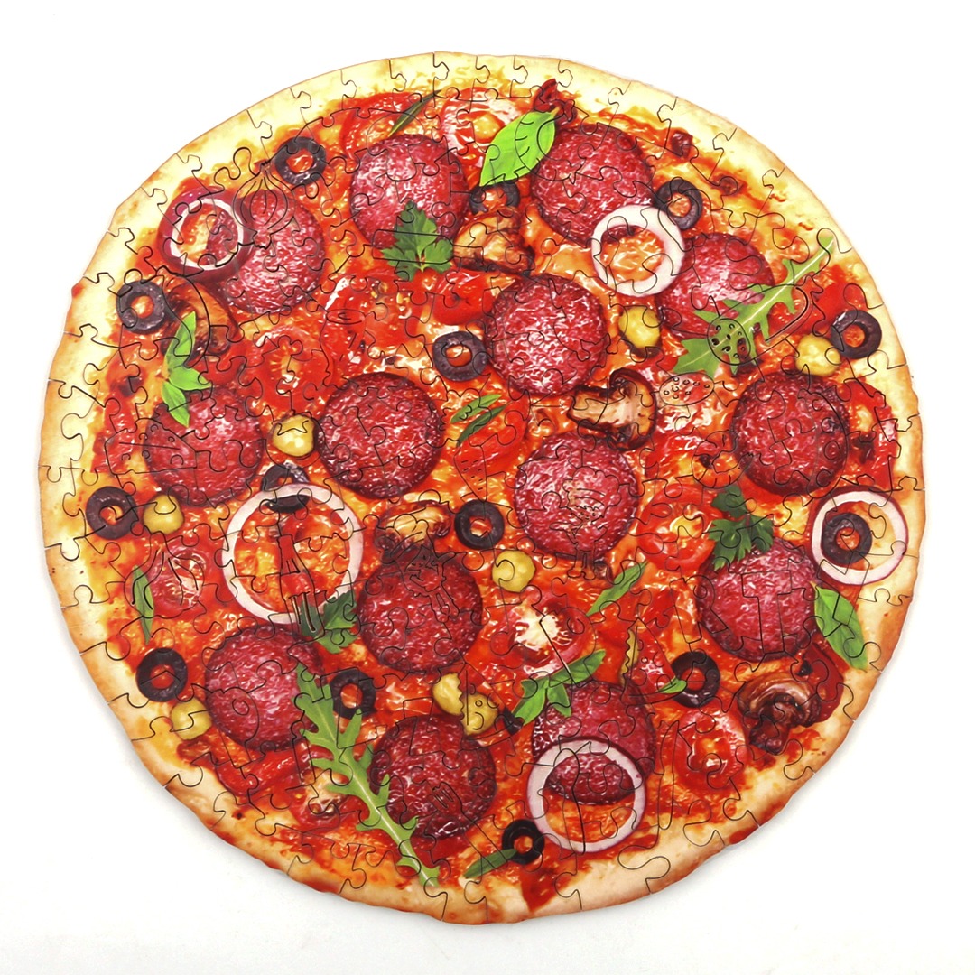 Puzzle in legno-SAUSAGE PIZZA 66cf16ce570ee