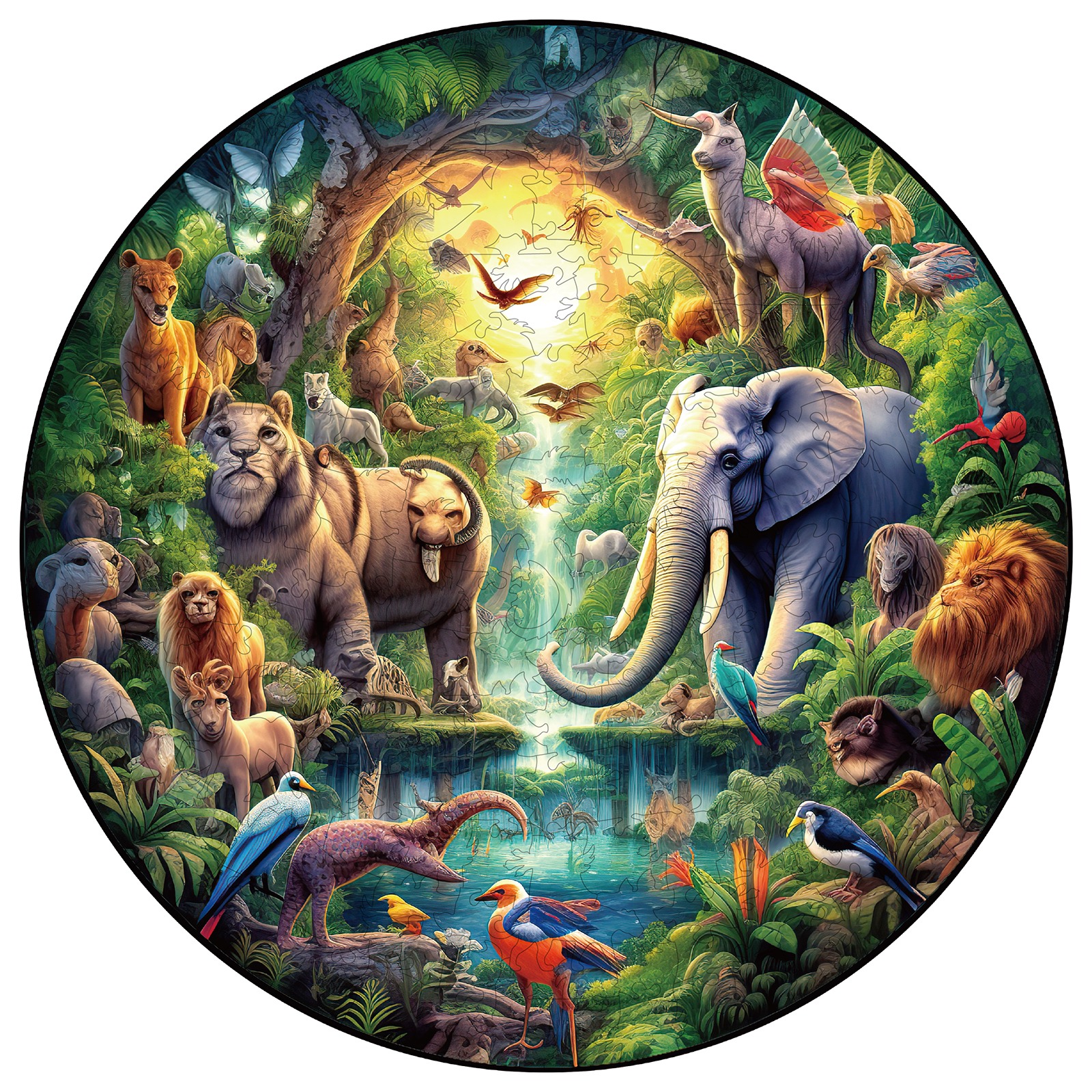 Puzzle di legno – Animali meravigliosi 66d297dace919