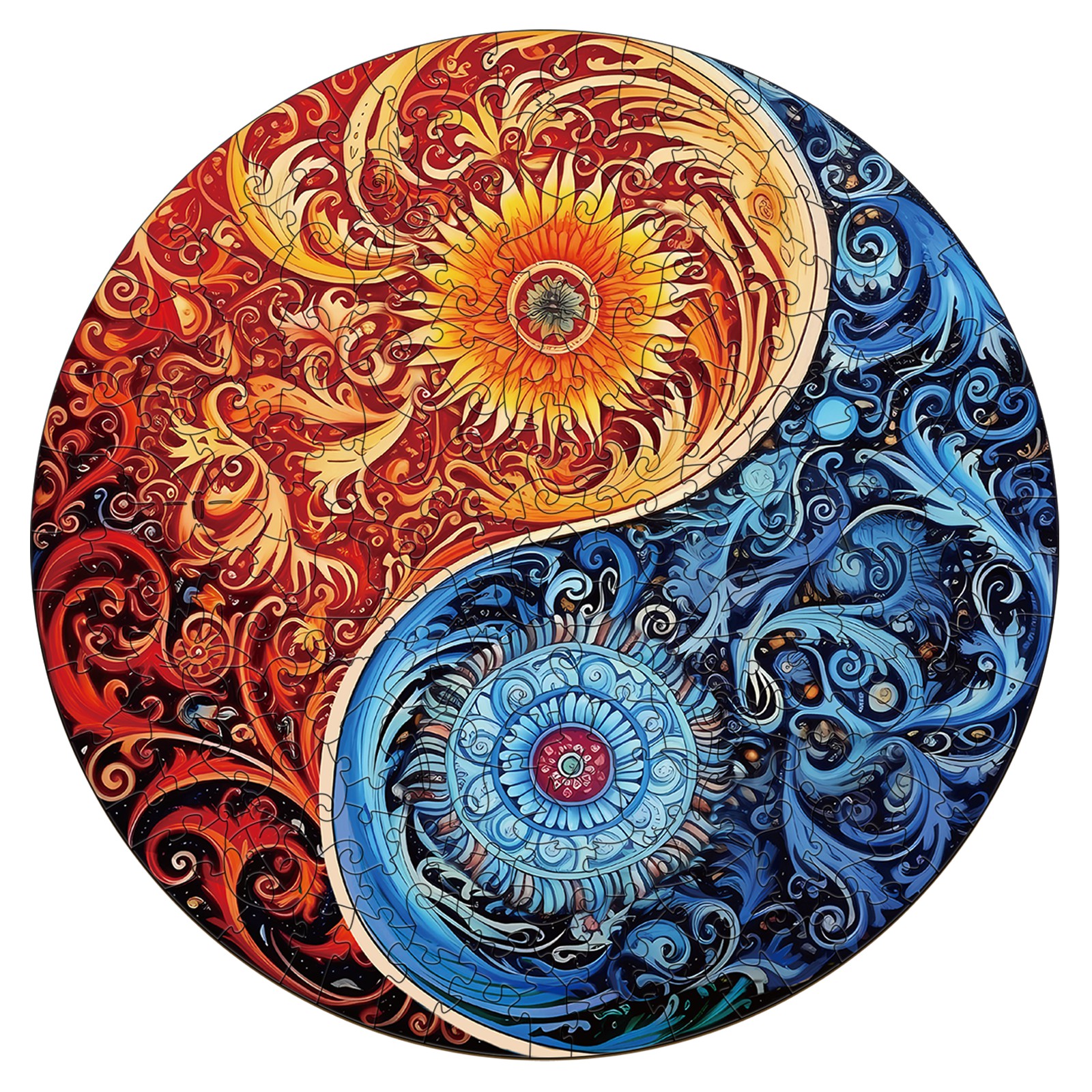 Puzzle in legno – Yin Yang 2 66c877e53847a
