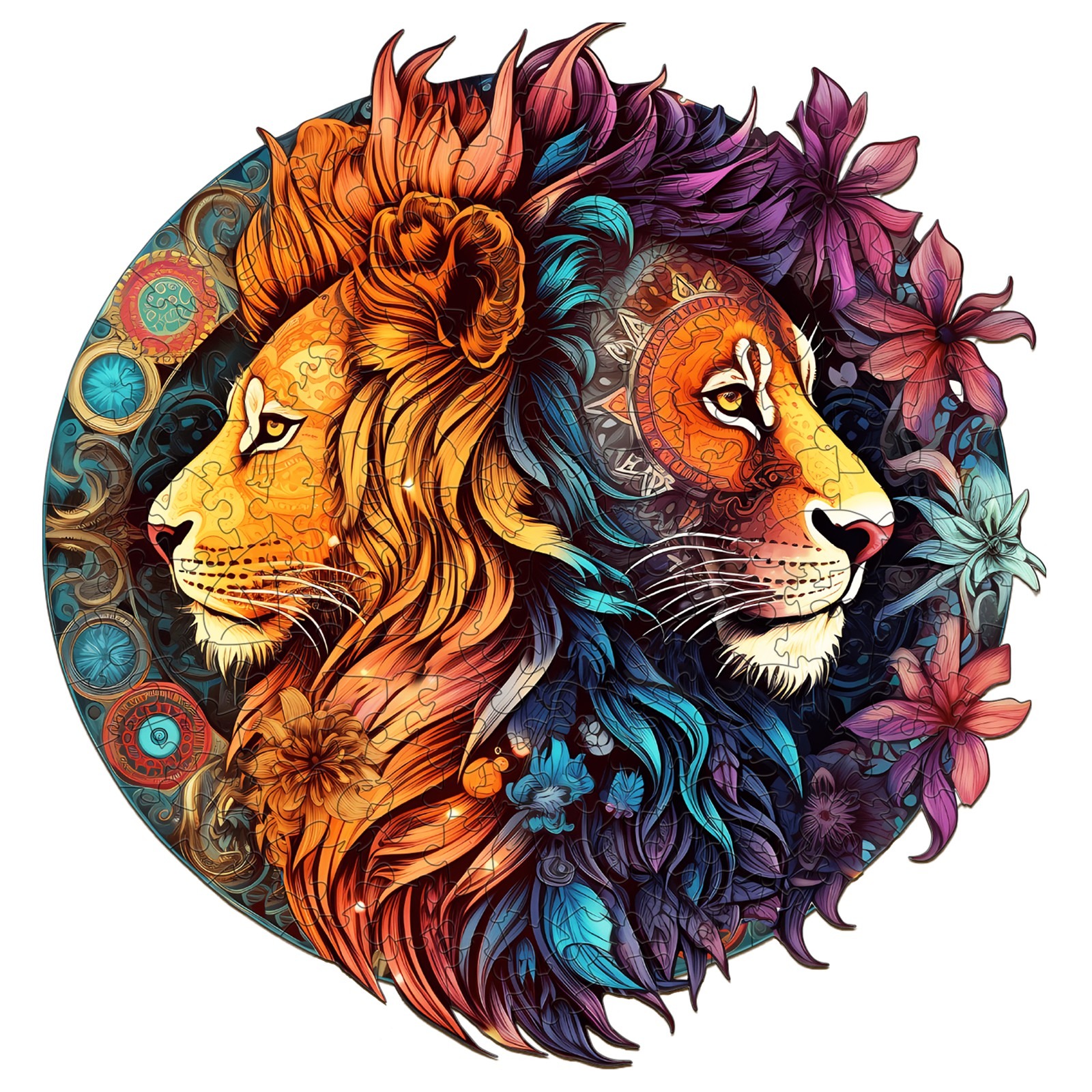 Puzzle di legno-Yin-Yang Lion-2 66cf54a2ce74a