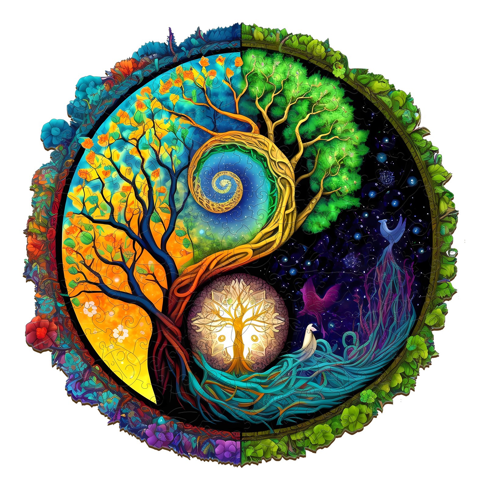 Puzzle di legno – Albero della vita Yin-Yang 2 66cfc5f8a13be