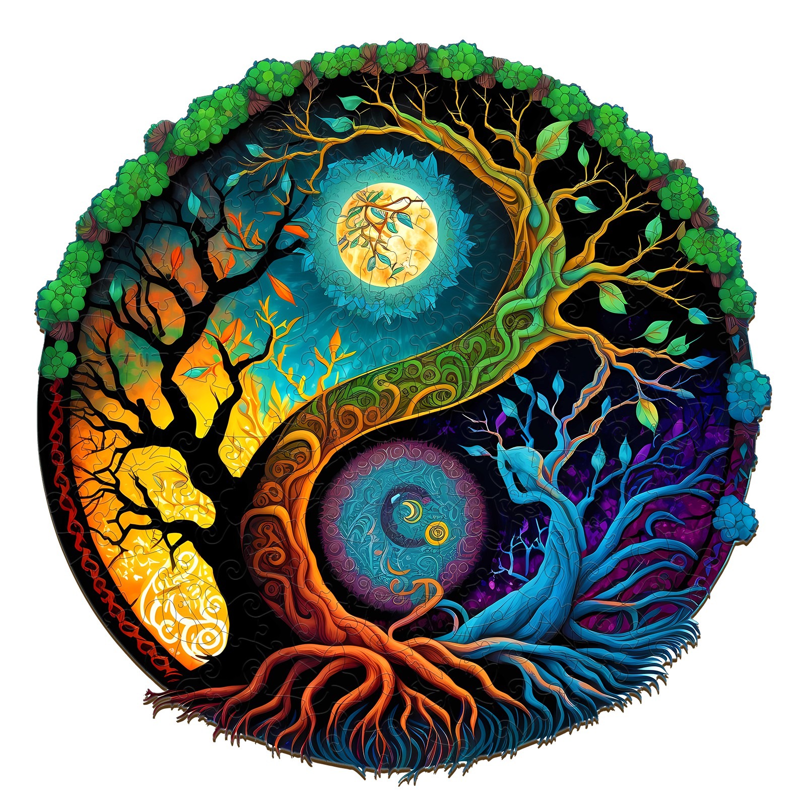 Puzzle in legno – Albero della vita Yin-Yang 3 66d1f335d26d9