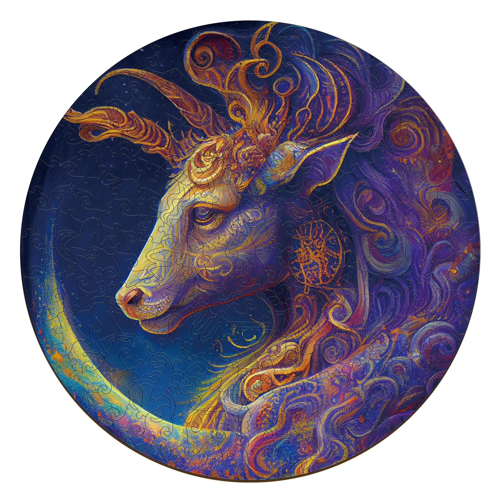 Puzzle in legno dello zodiaco-Capricorno 66d094643151a