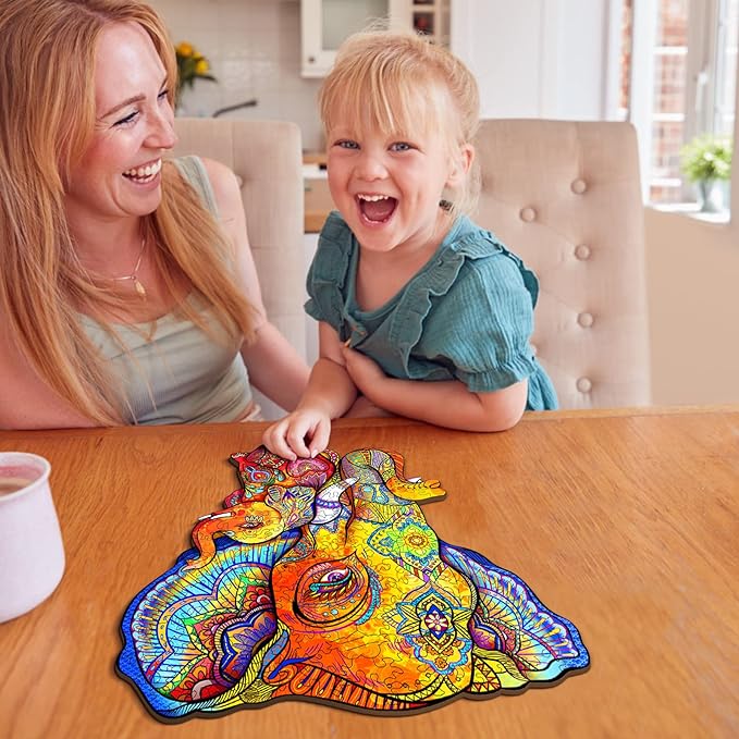 Il puzzle a tema elefante 66e4855d50e4b