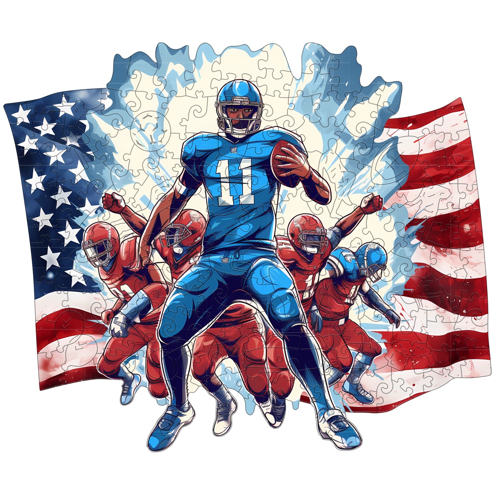 Puzzle in legno – Football americano 66e66e8072c49