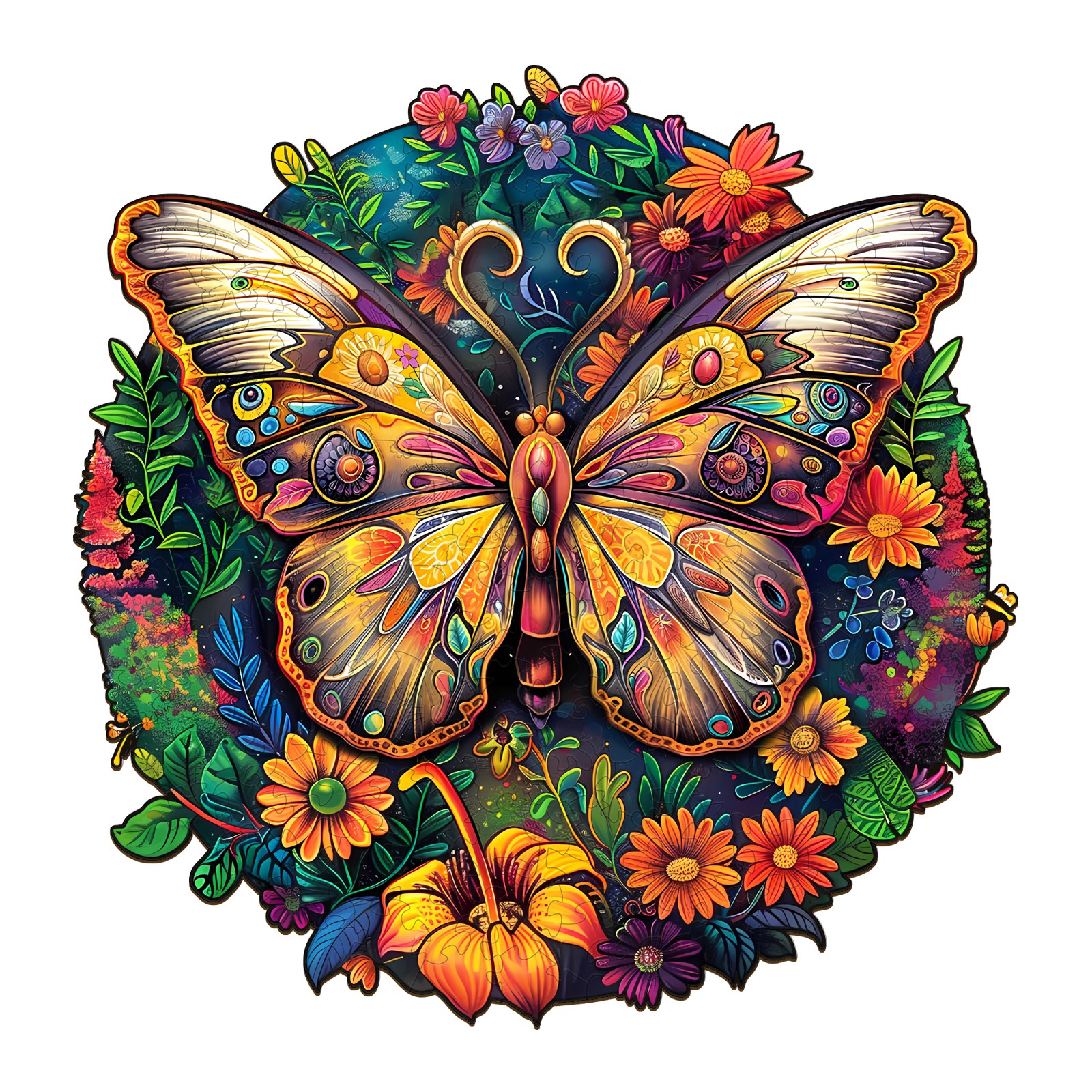 Puzzle in legno – Antica farfalla 2 66e4fb2141cee