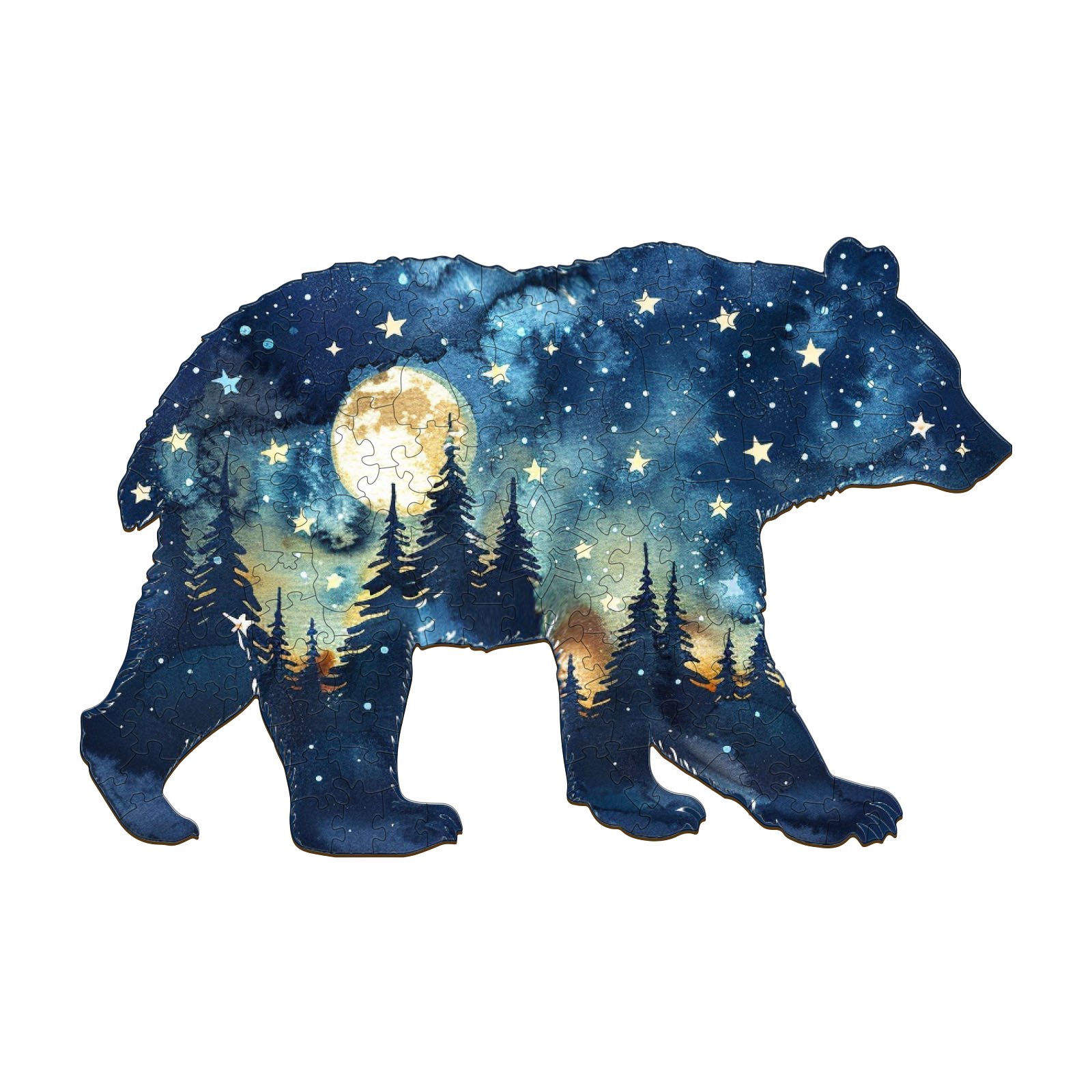 Puzzle in legno: orso astrale 66e32b2eaf28c