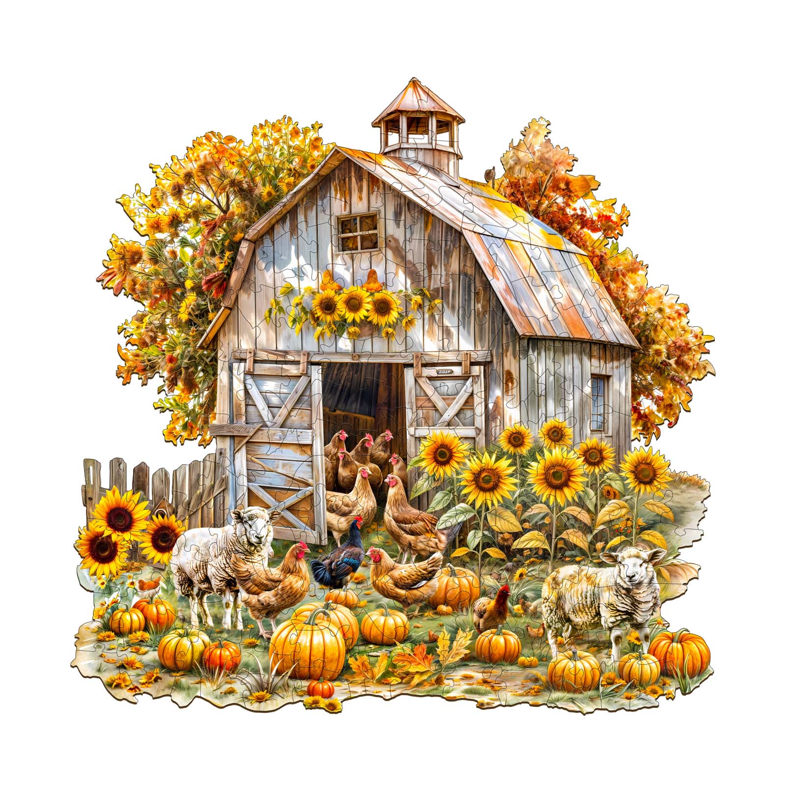 Puzzle in legno: fattoria autunnale 66db5a5b5914d