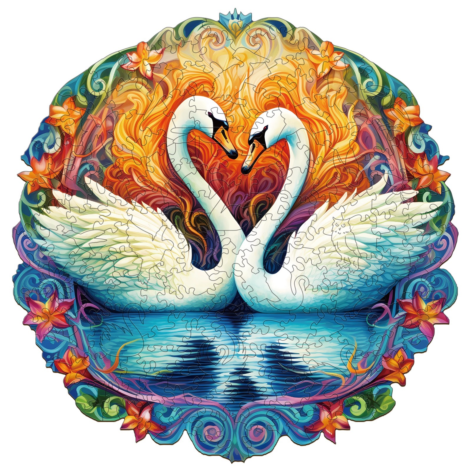 Puzzle di legno – Bel cigno2 66d49159b6faf