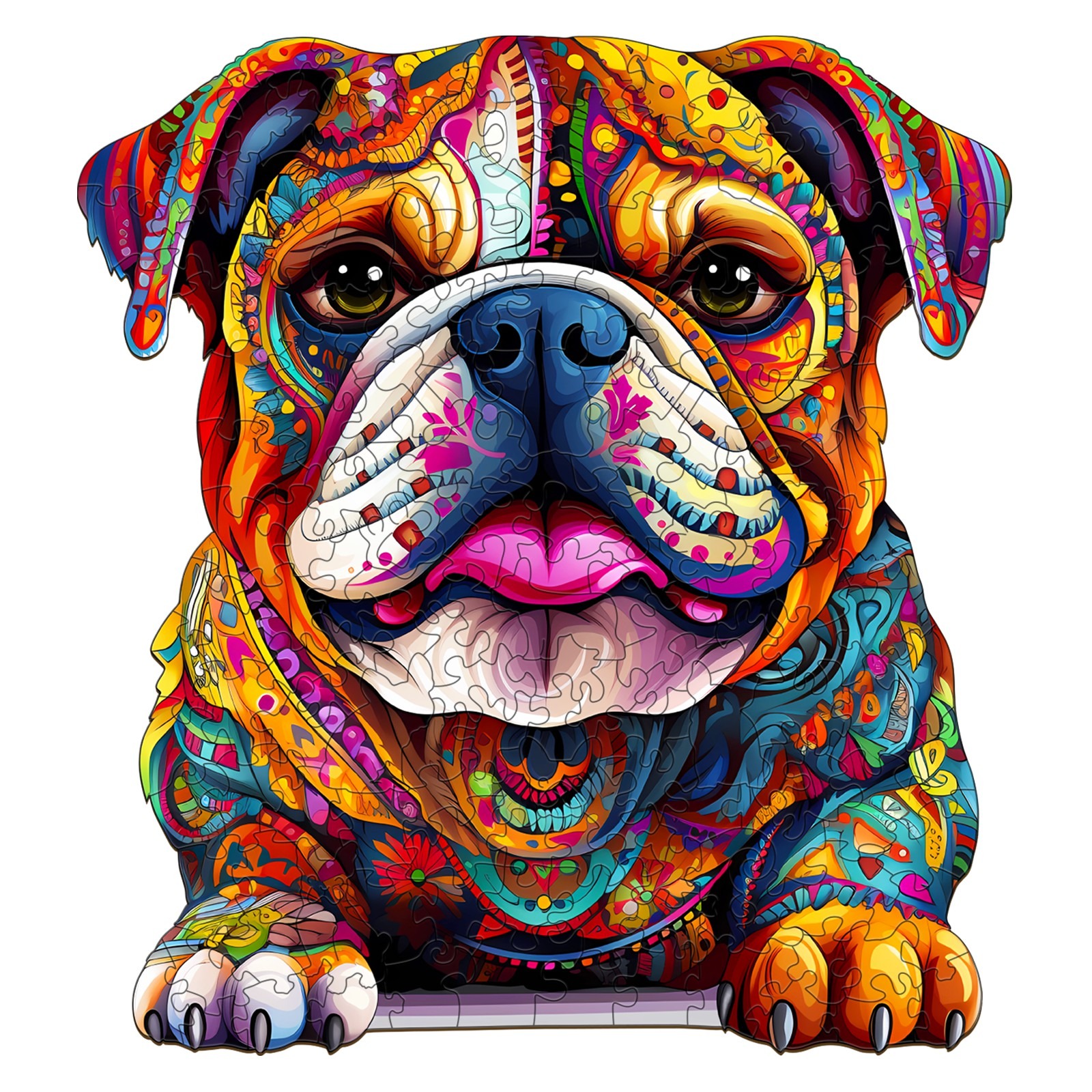 Puzzle in legno-Bulldog 66e02fe528aa8