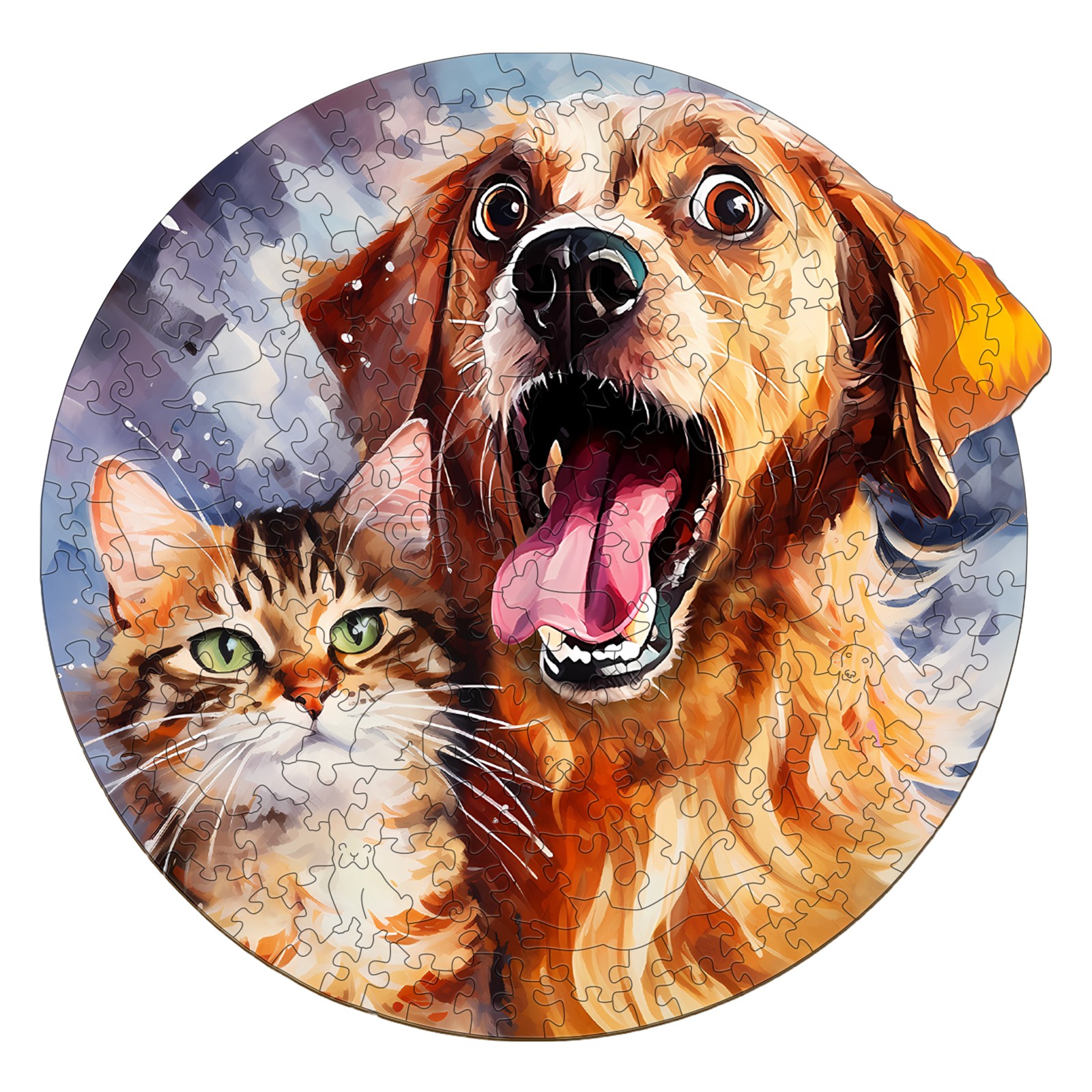 Puzzle in legno – Gatto e cane 66d3f6a88c43f