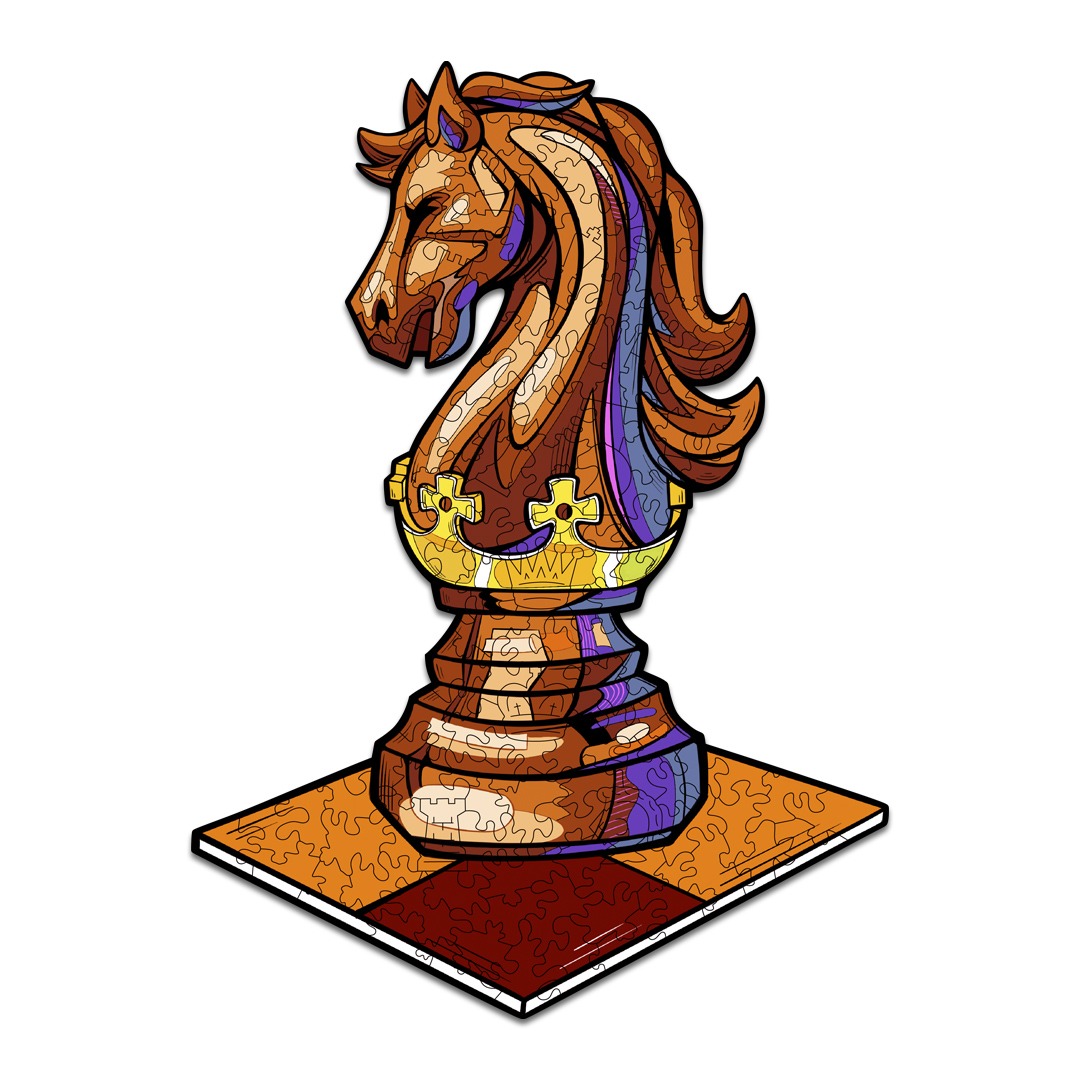 Puzzle in legno – CAVALIERE DI SCACCO 66d574425b9f2
