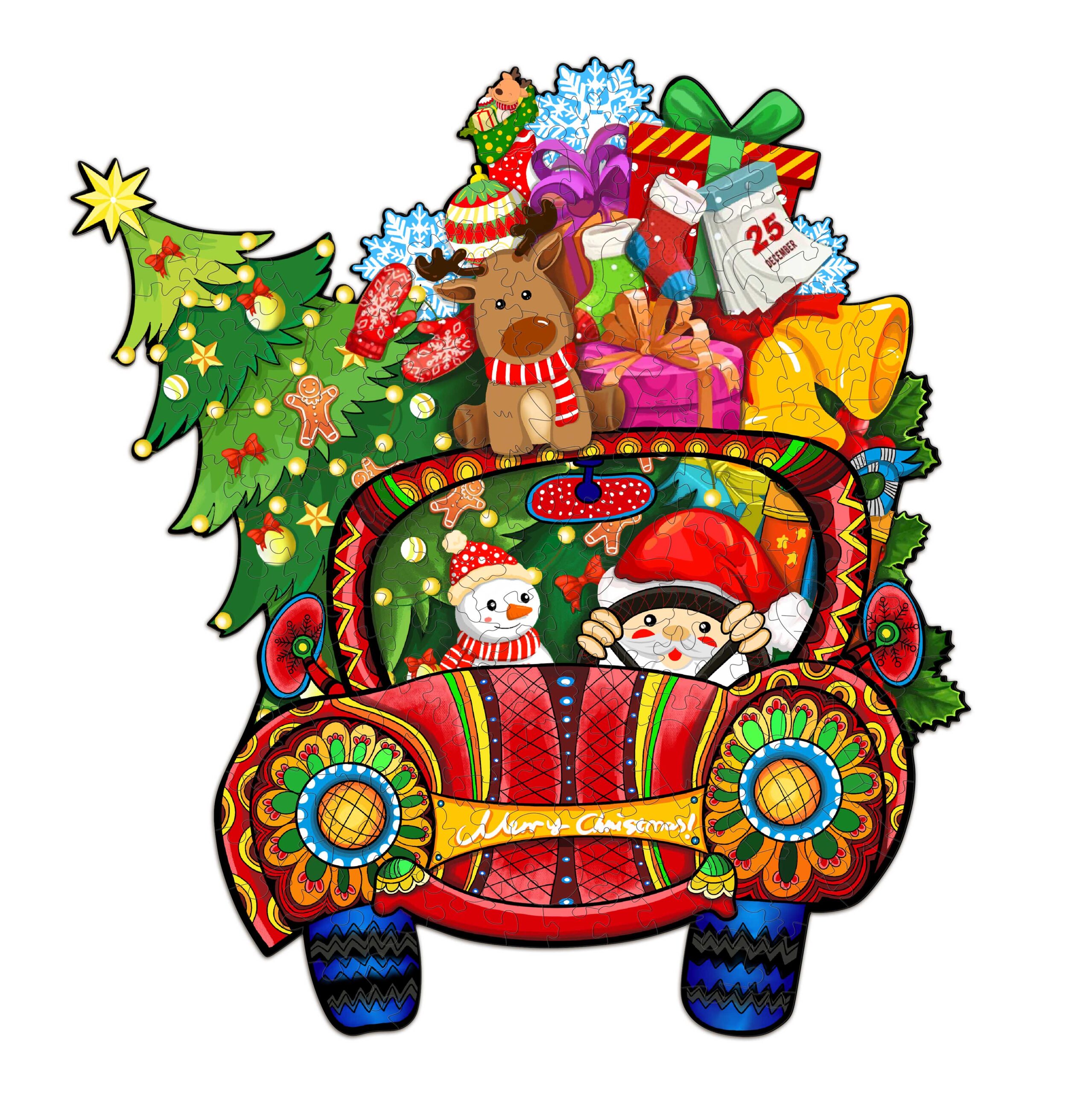 Puzzle di legno – AUTO DI NATALE 66e60737e229e