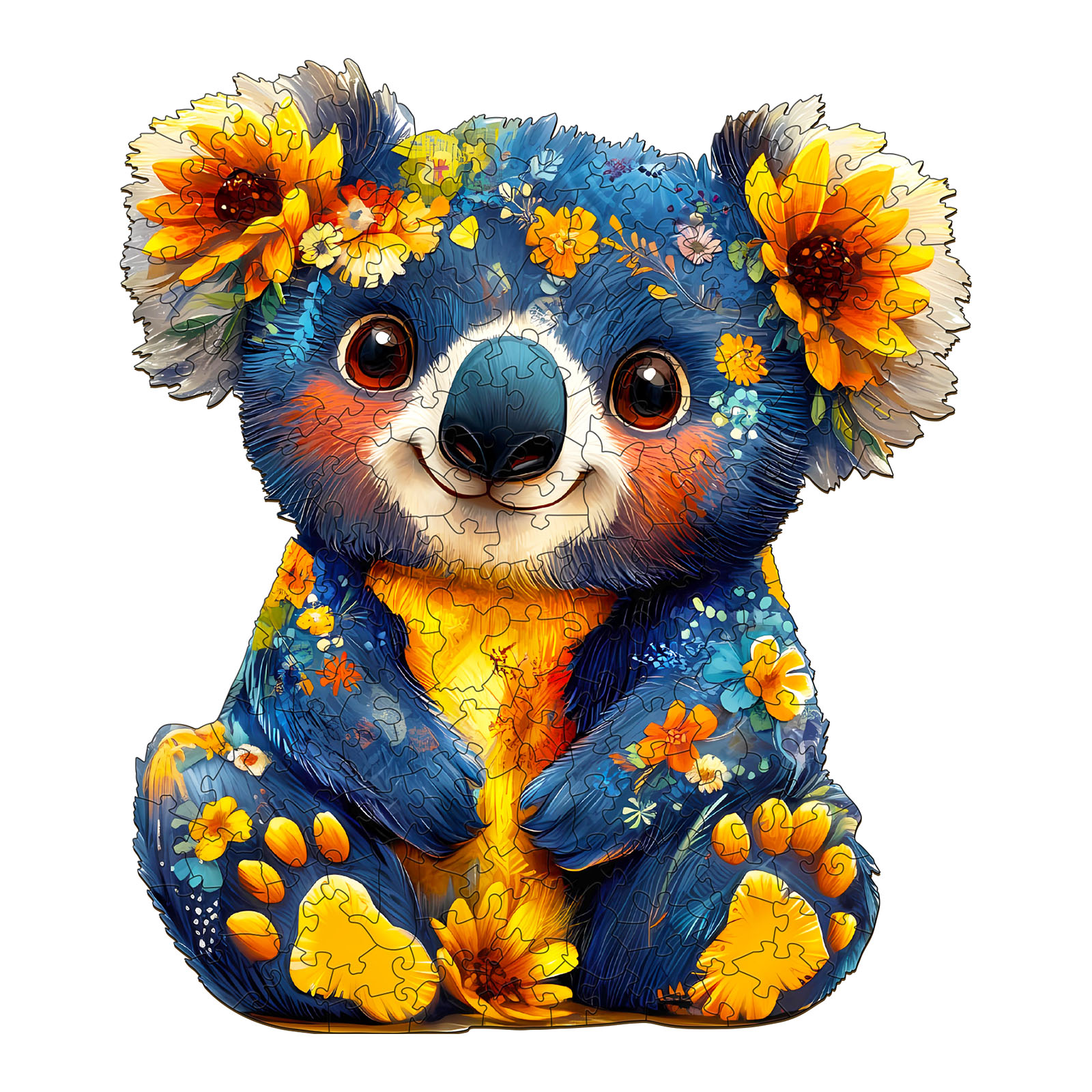 Puzzle in legno – Koala colorato 66eeee50c0426