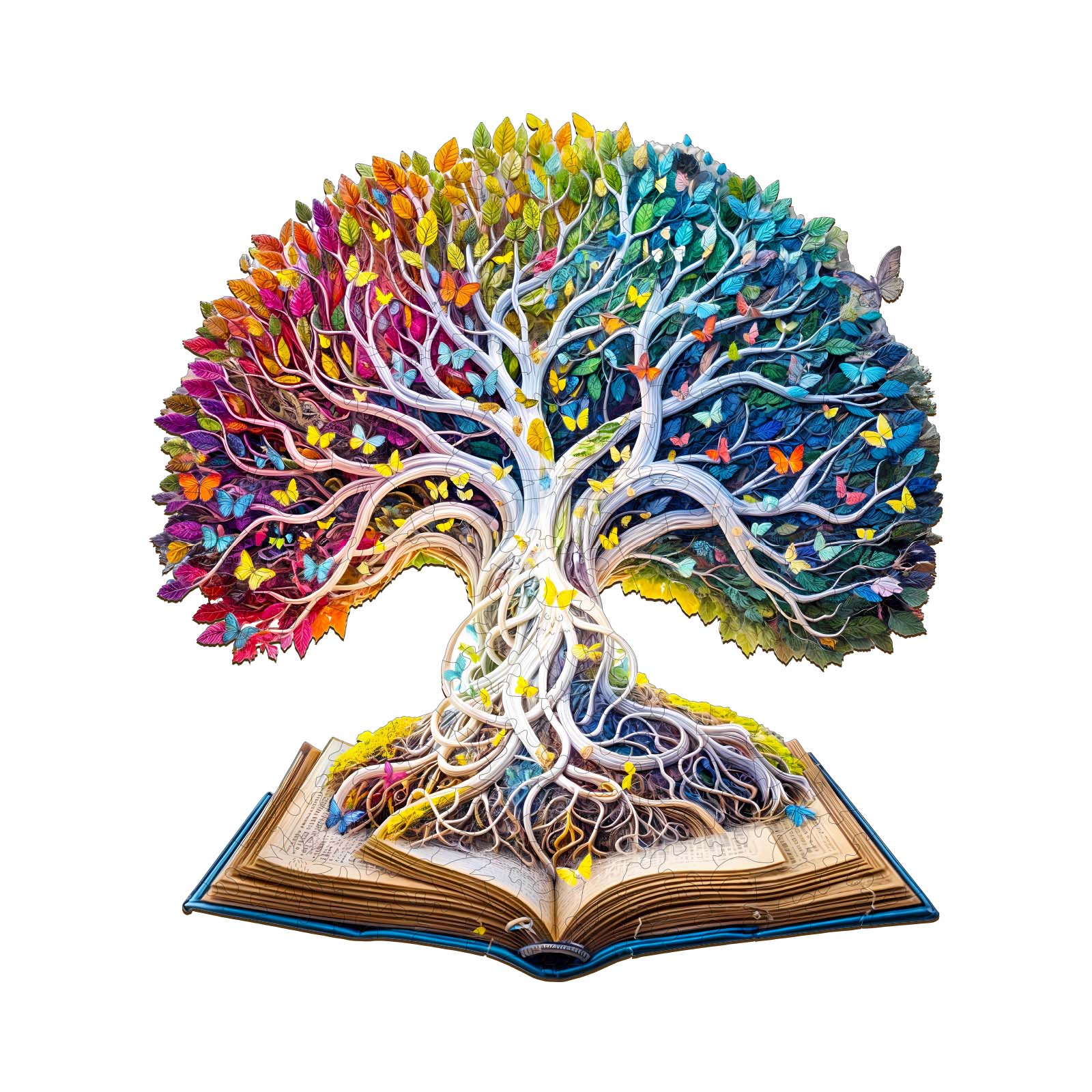 Puzzle in legno – Albero della vita colorato 66ebe8d14de1c