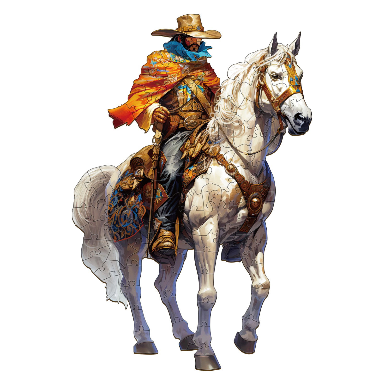 Puzzle in legno – Cowboy 66d588c3b9e6e