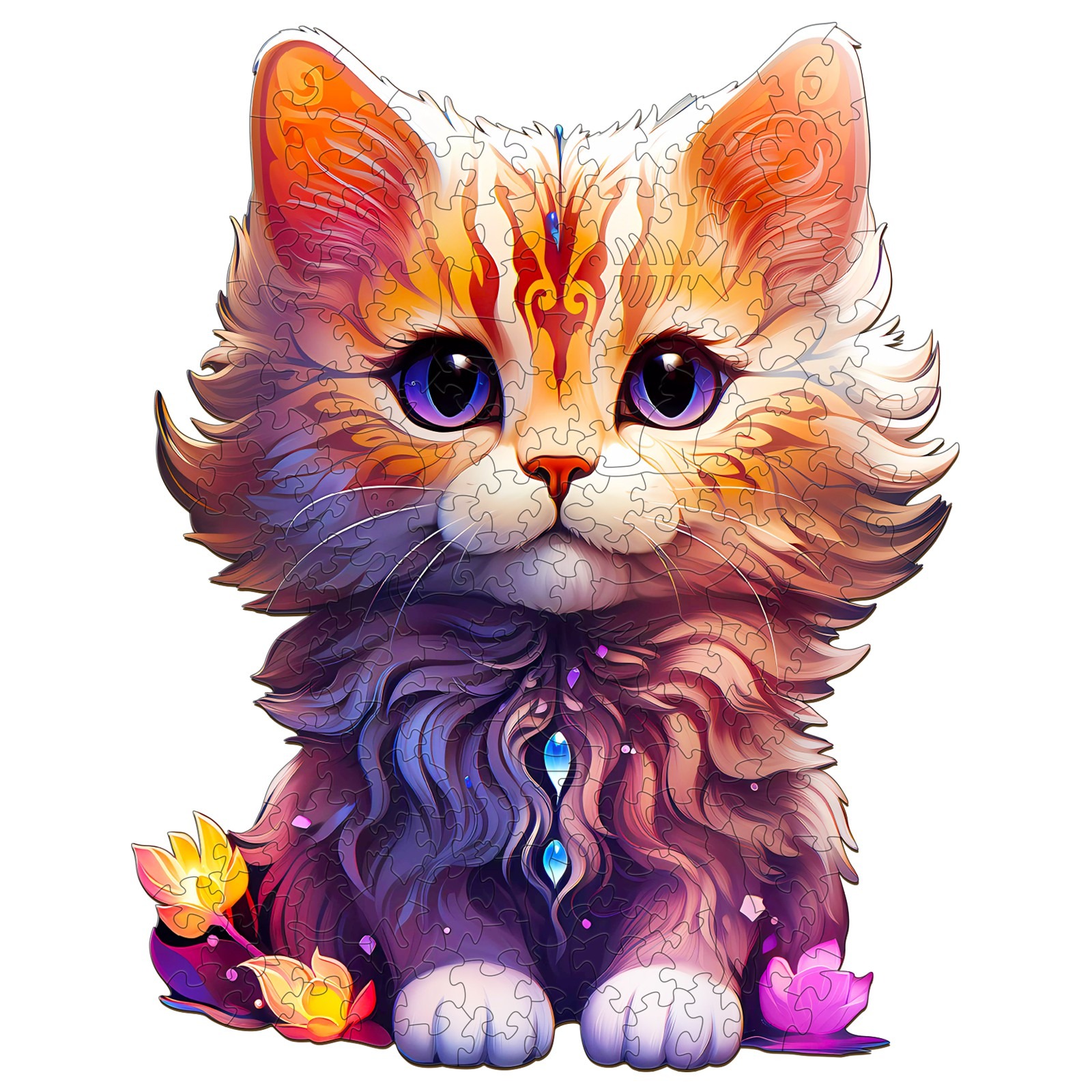 Puzzle di legno – Gatto simpatico 66e1276148d2d