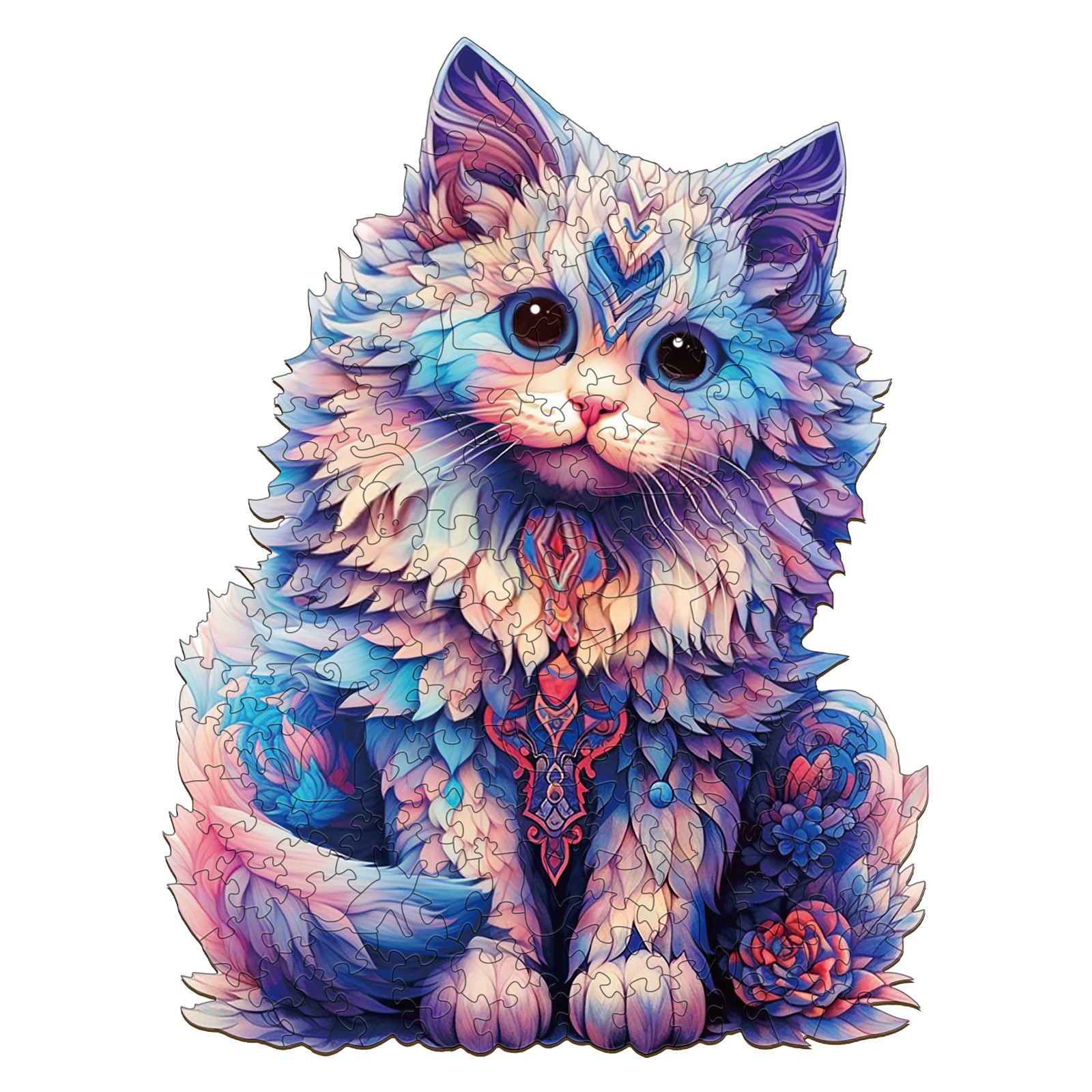 Puzzle in legno – Simpatico gatto Ragdoll 66d694cf7f1a5