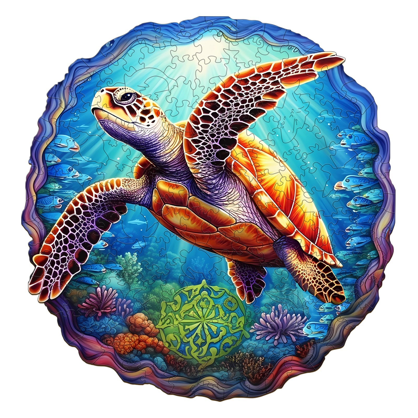 Puzzle di legno-DEEP SEA TURTLE-1 66eee4110e1f3
