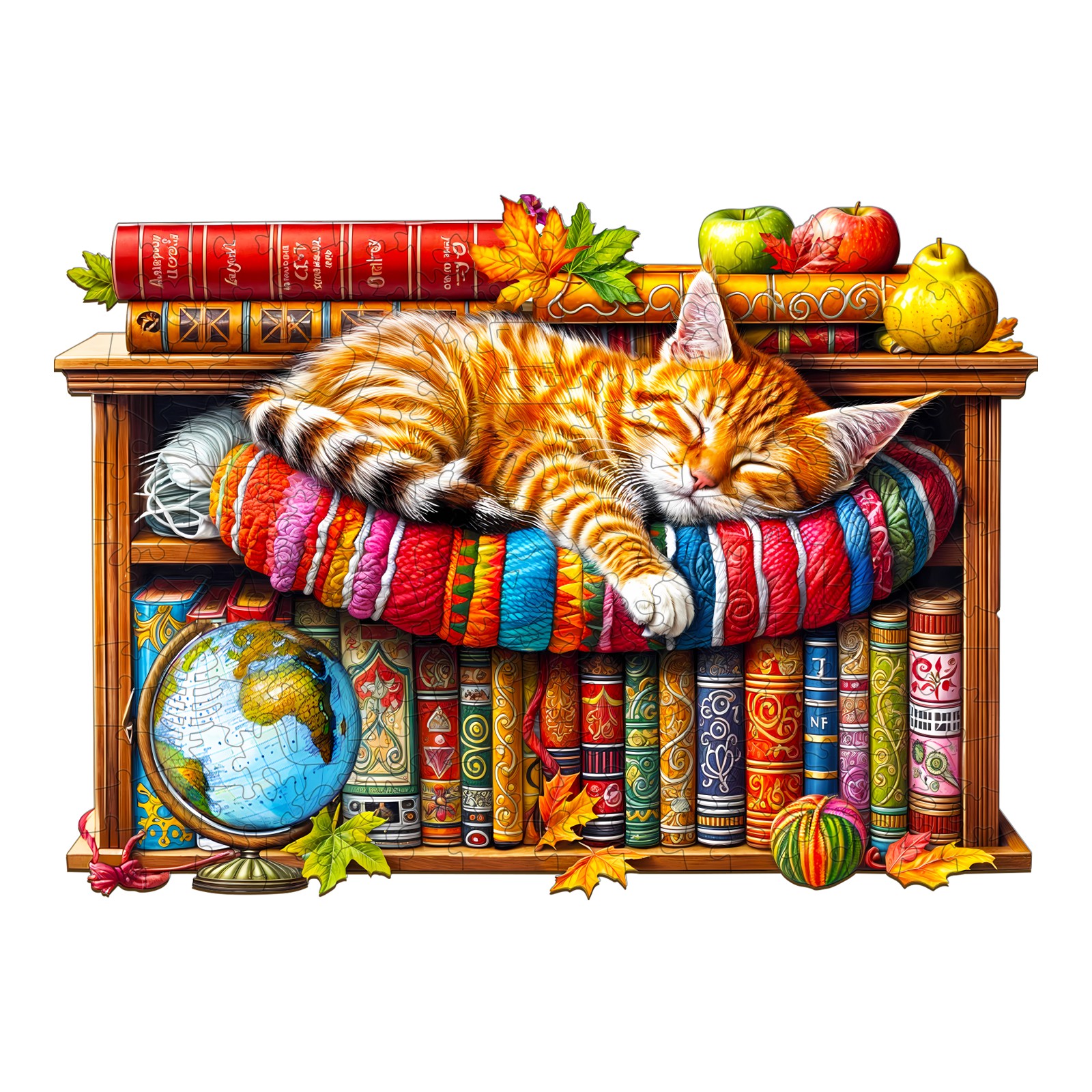 Puzzle in legno – Gatto soriano da sogno 1 66e3922d53314
