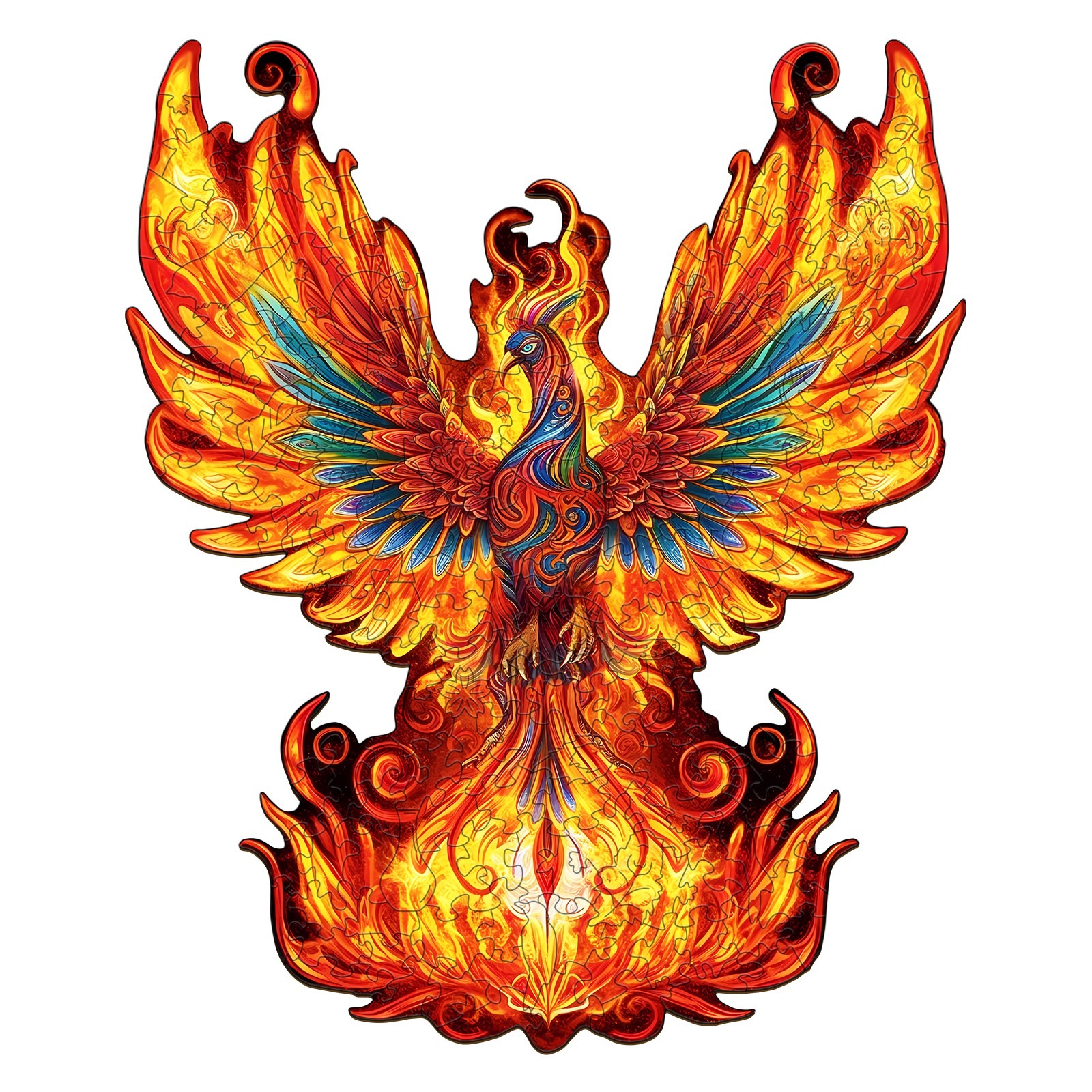 Puzzle di legno-Flame-born Phoenix 66e9bc14aa9e8