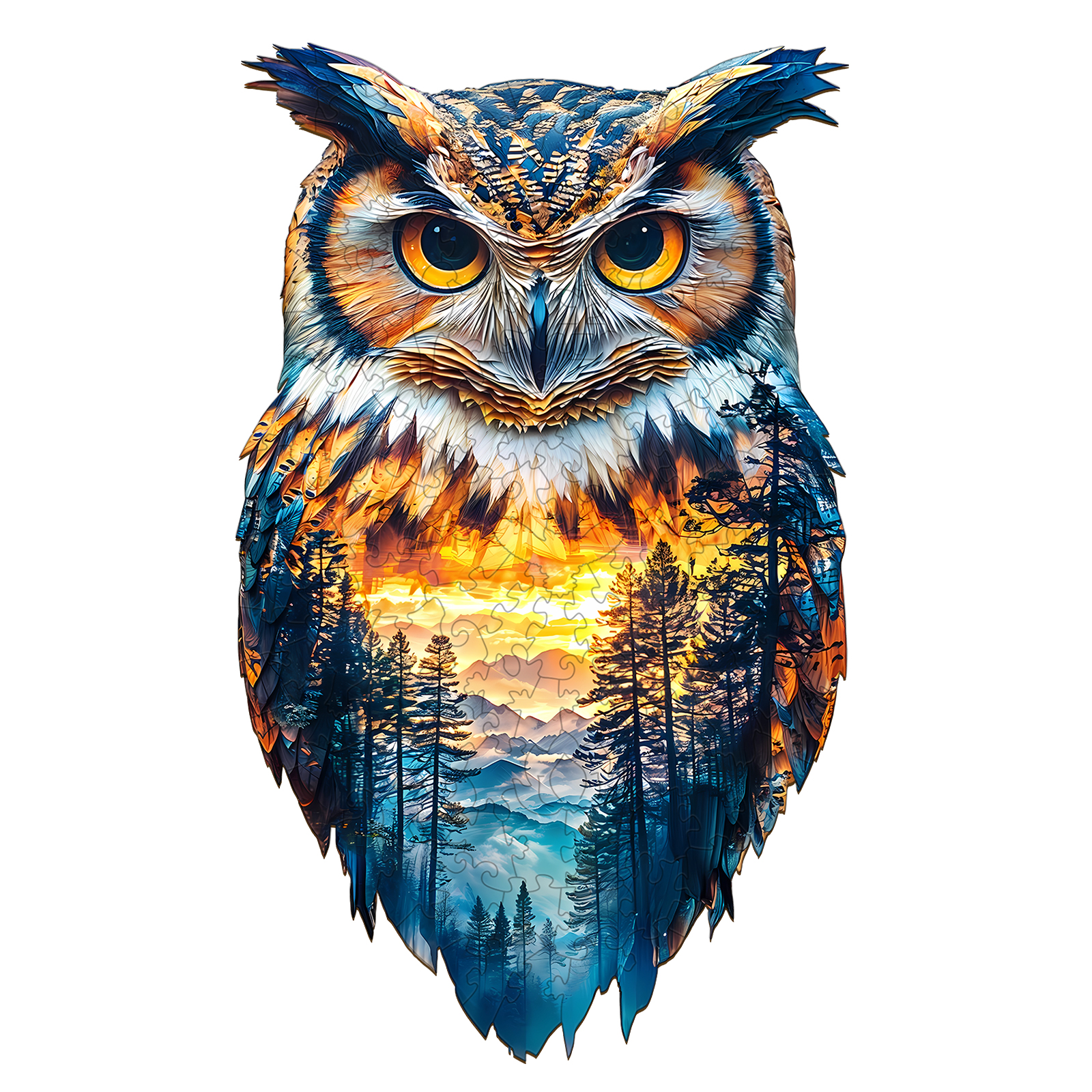 Puzzle in legno – Gufo della foresta 66ee539ec9fa6