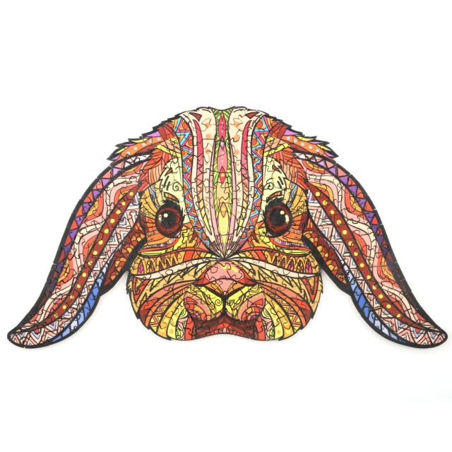 Puzzle in legno-FUNNY RABBIT 66ec3b5f74e9a
