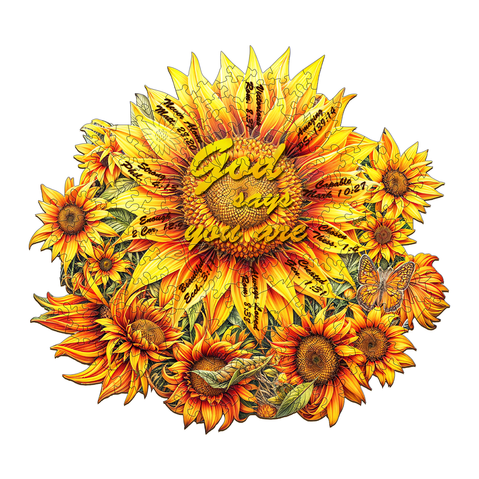 Puzzle in legno – Il girasole di Dio 66dd72d510c37