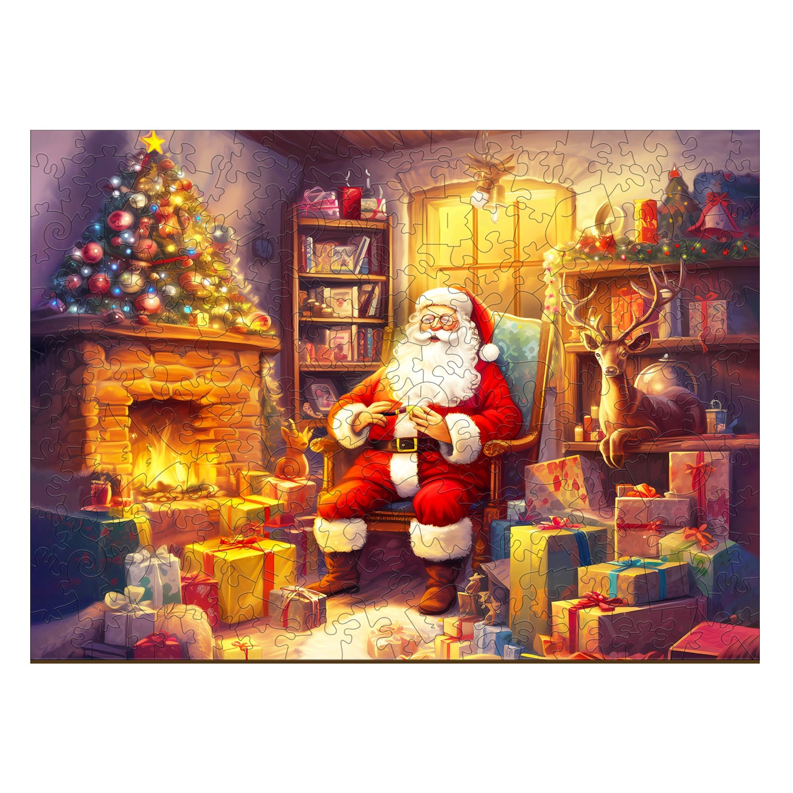 Puzzle in legno – Babbo Natale 66e524497e34c