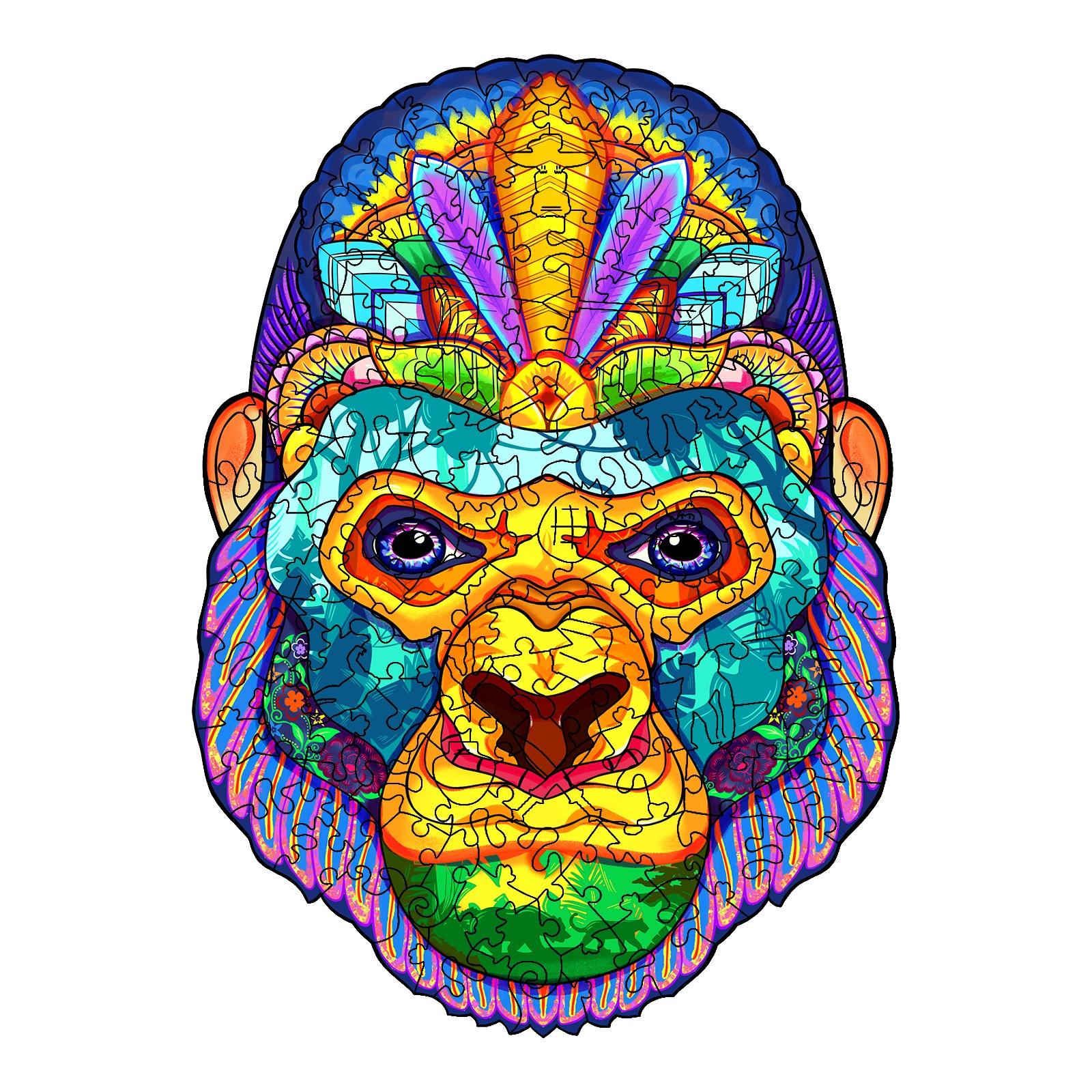 Puzzle di legno-JUNGLE KING KONG 66d52c0172912