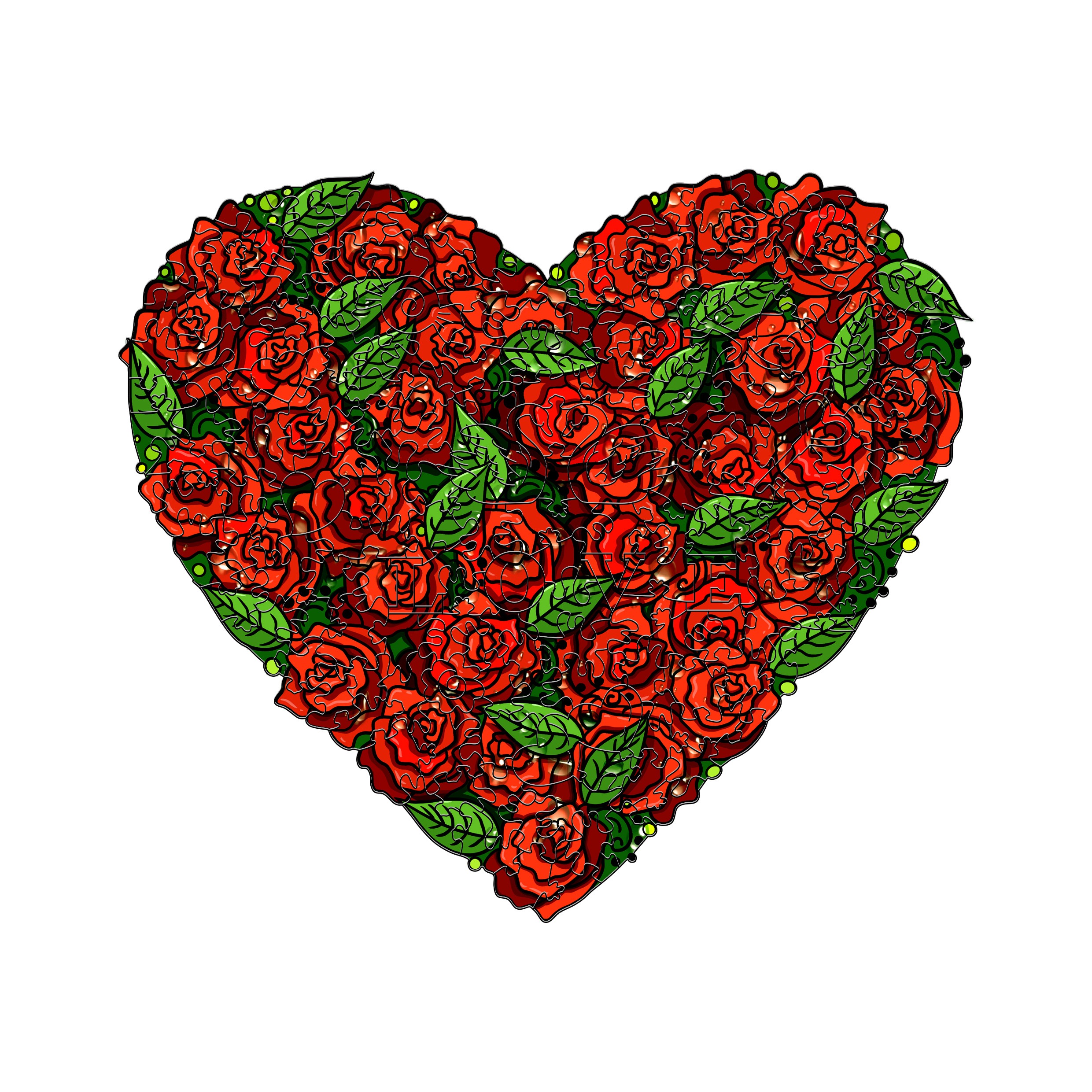 Puzzle di legno – ROSE D’AMORE 66db1ca418322