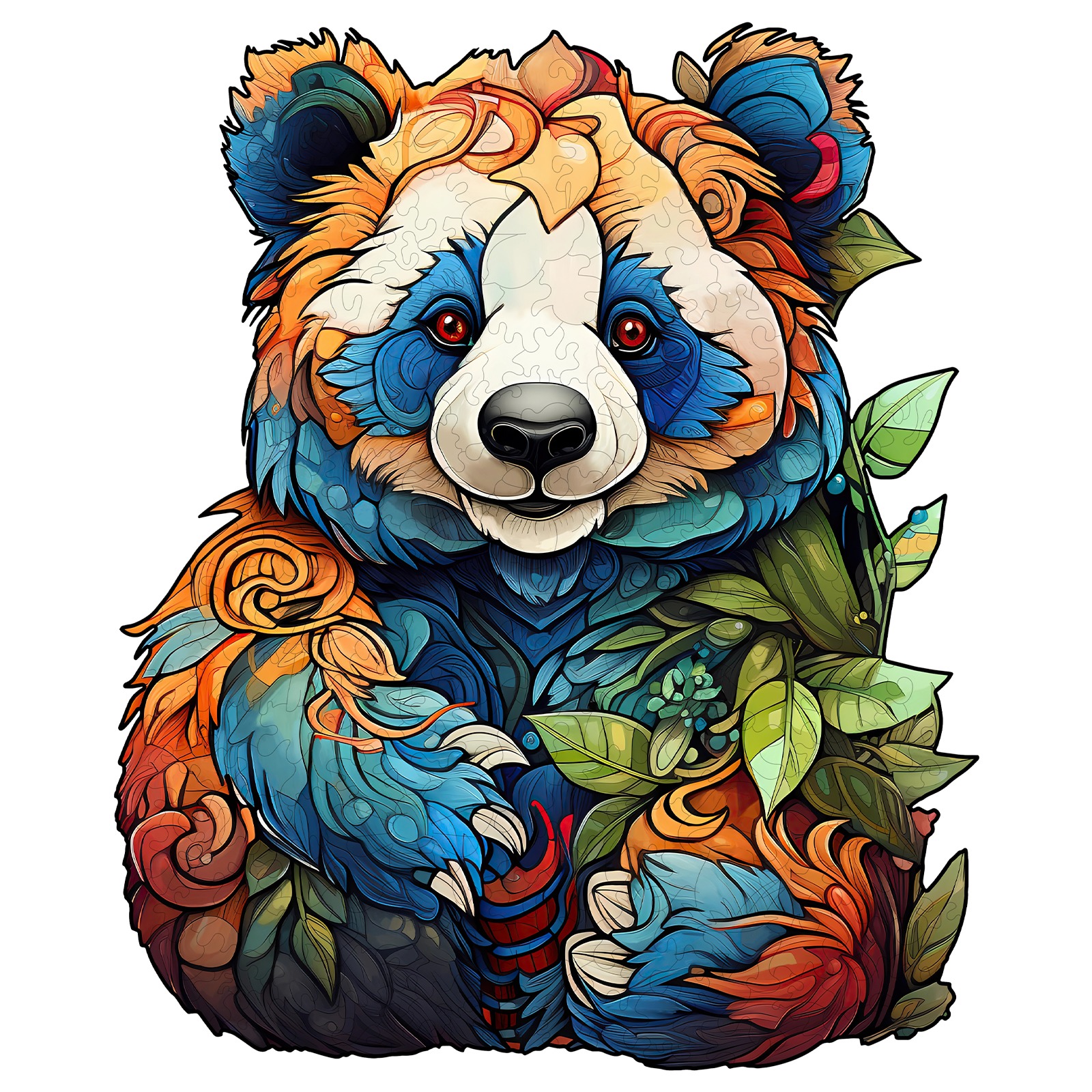 Puzzle di legno – Adorabile Panda 66daf3431e022
