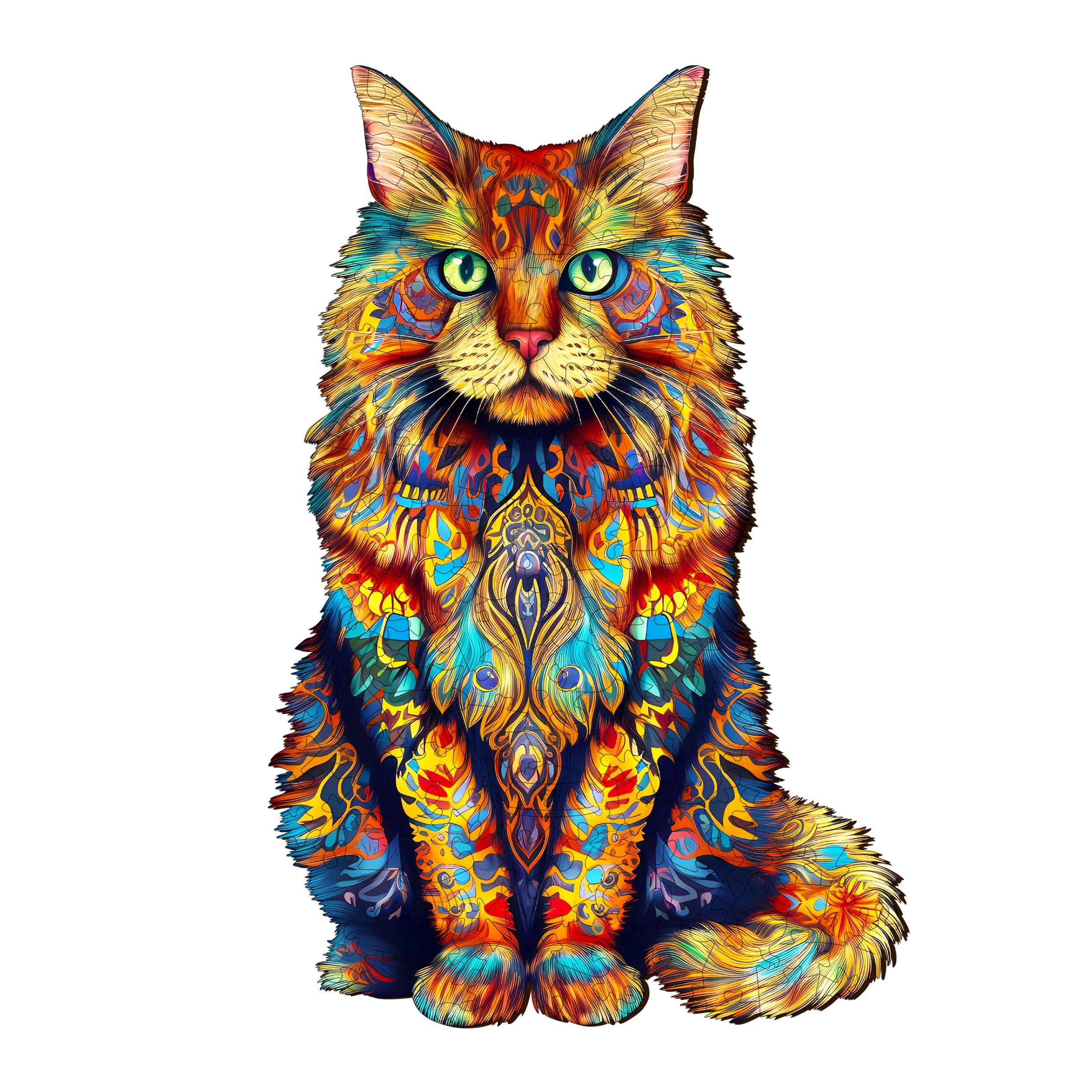Puzzle di legno – Gatto del Maine 2 66db83c30a46b