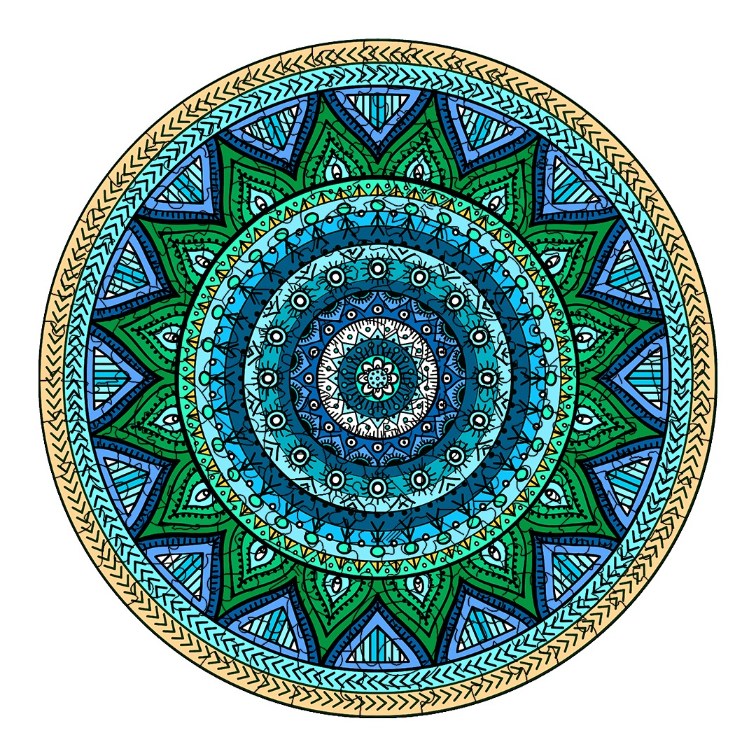 Puzzle di legno – MANDALA-1 66df955013959