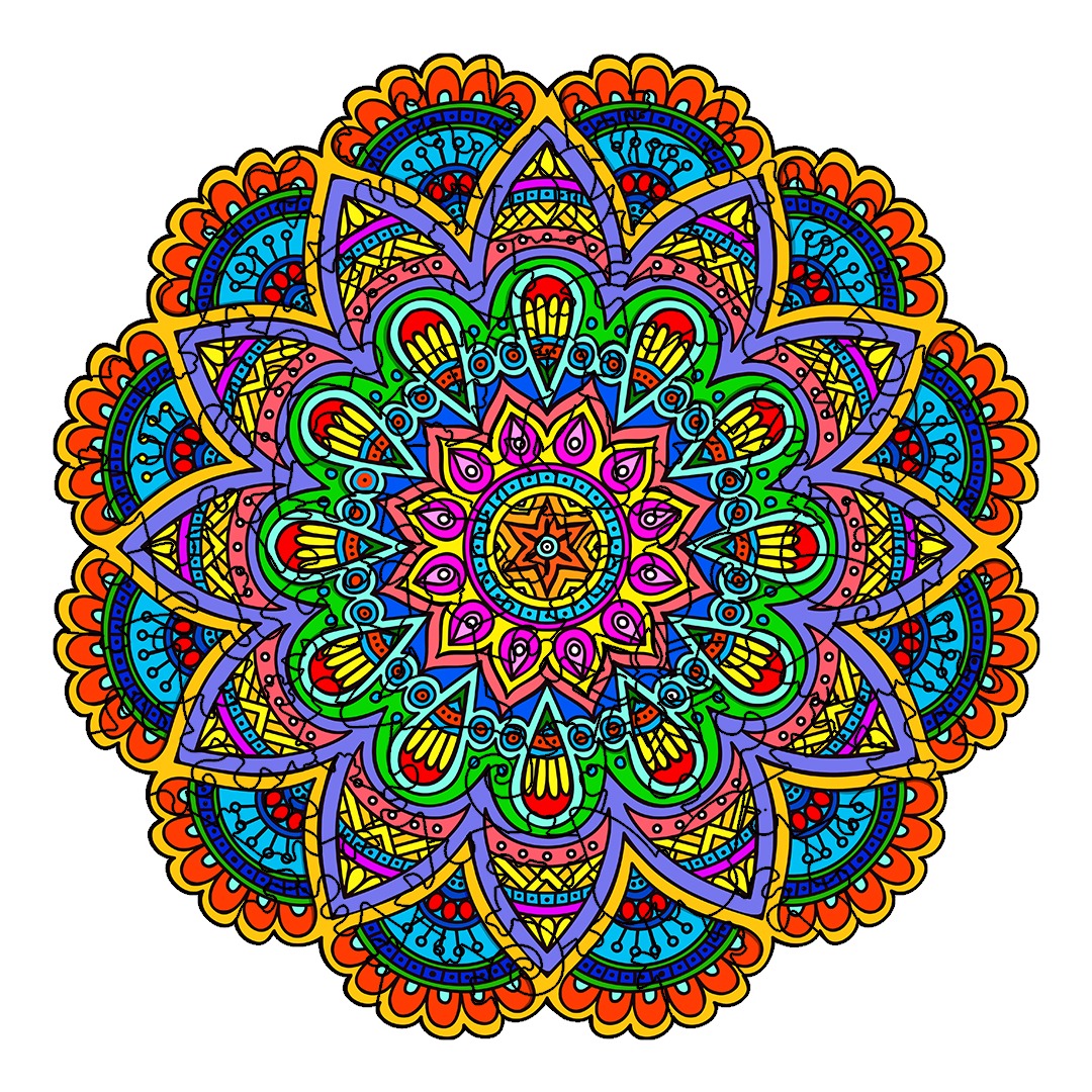Puzzle di legno – MANDALA-2 66d9612e9de94